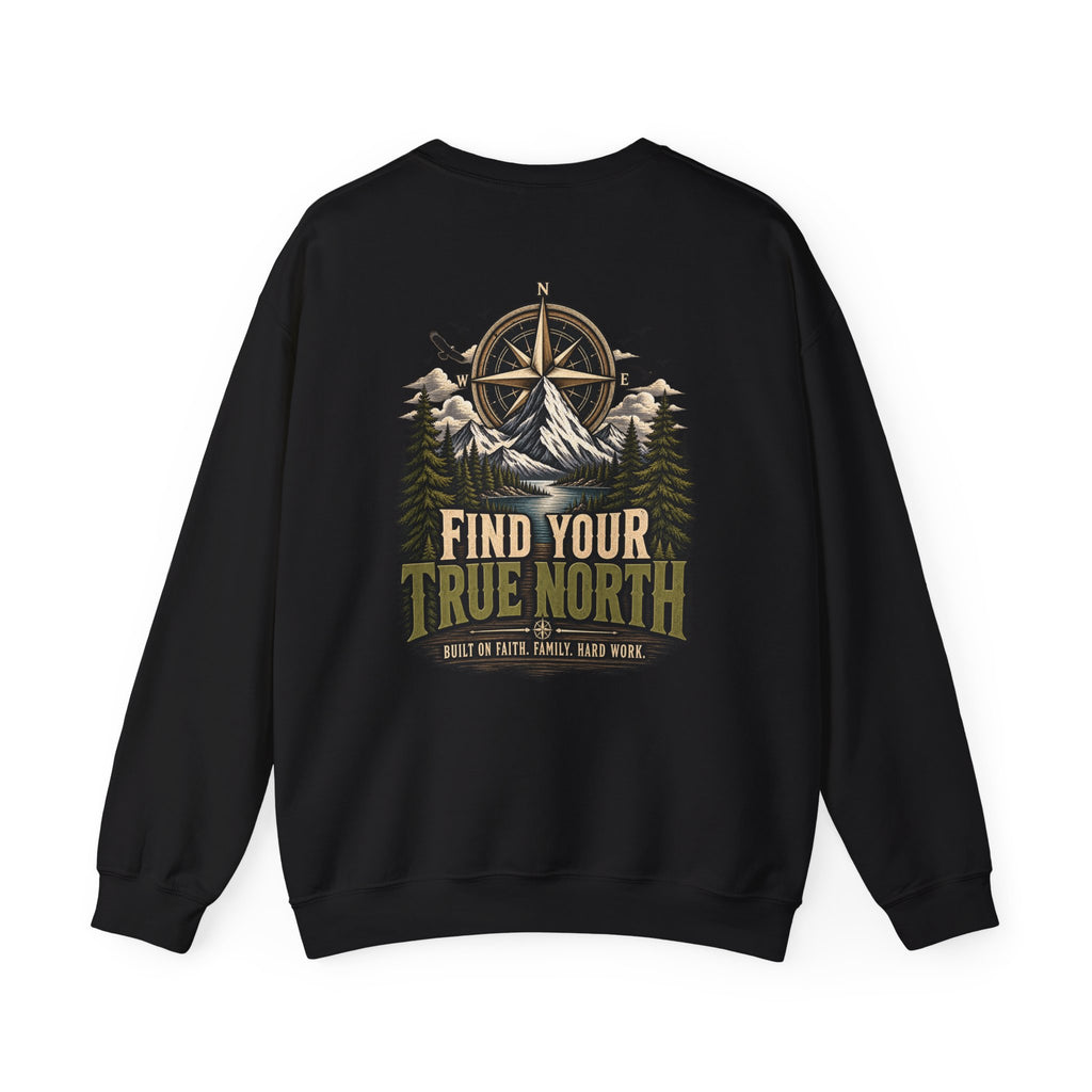 NS-001 Crewneck Sweatshirt —Northbound Supply Co. Find Your True North Compass