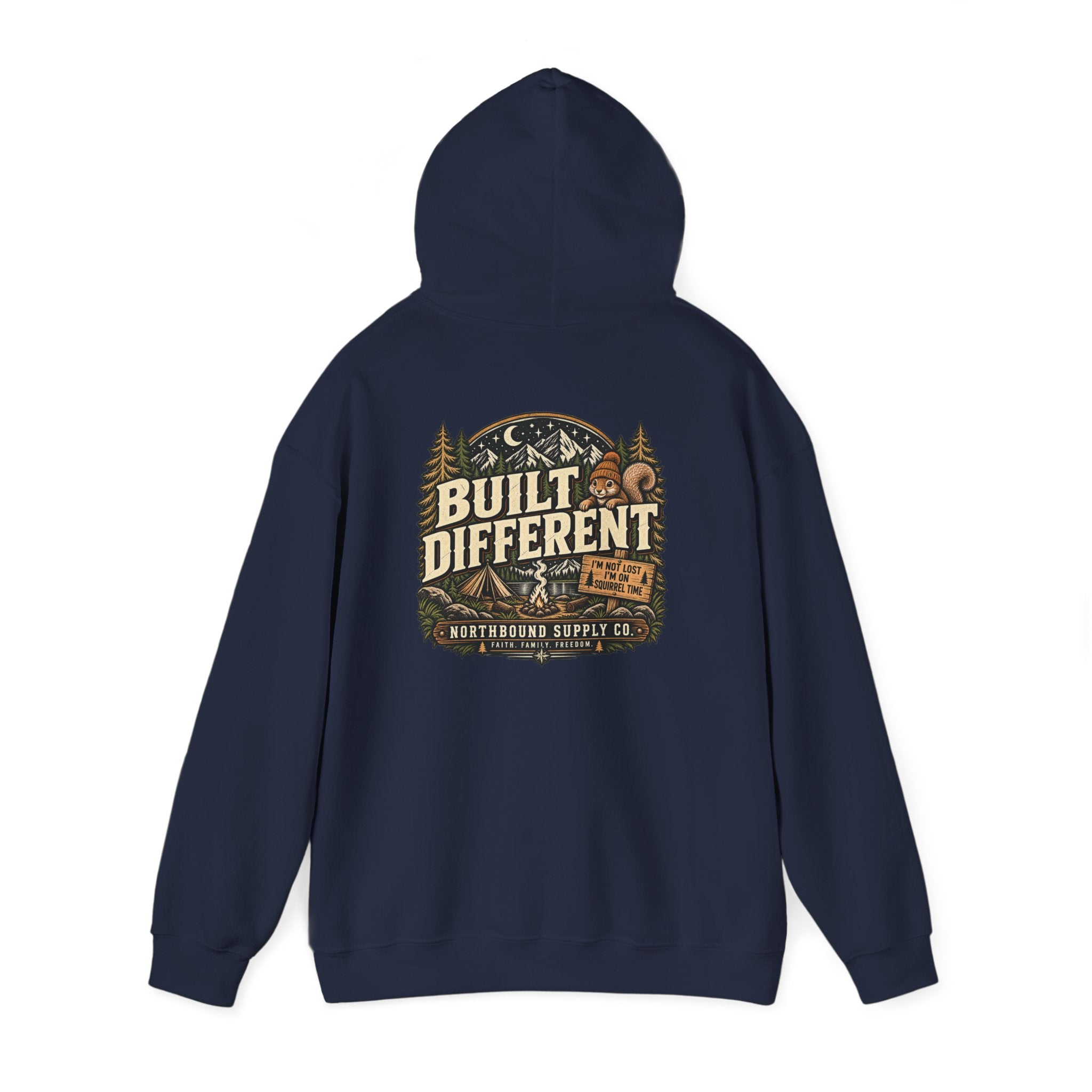 NH-002 Built Different Hoodie — Northbound Supply Co.