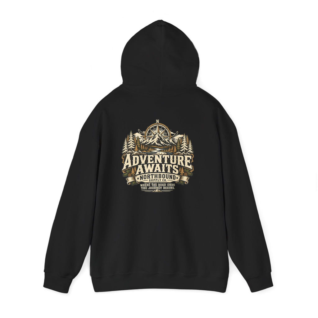 NH-005 Adventure Awaits Hoodie – Northbound Supply Co.