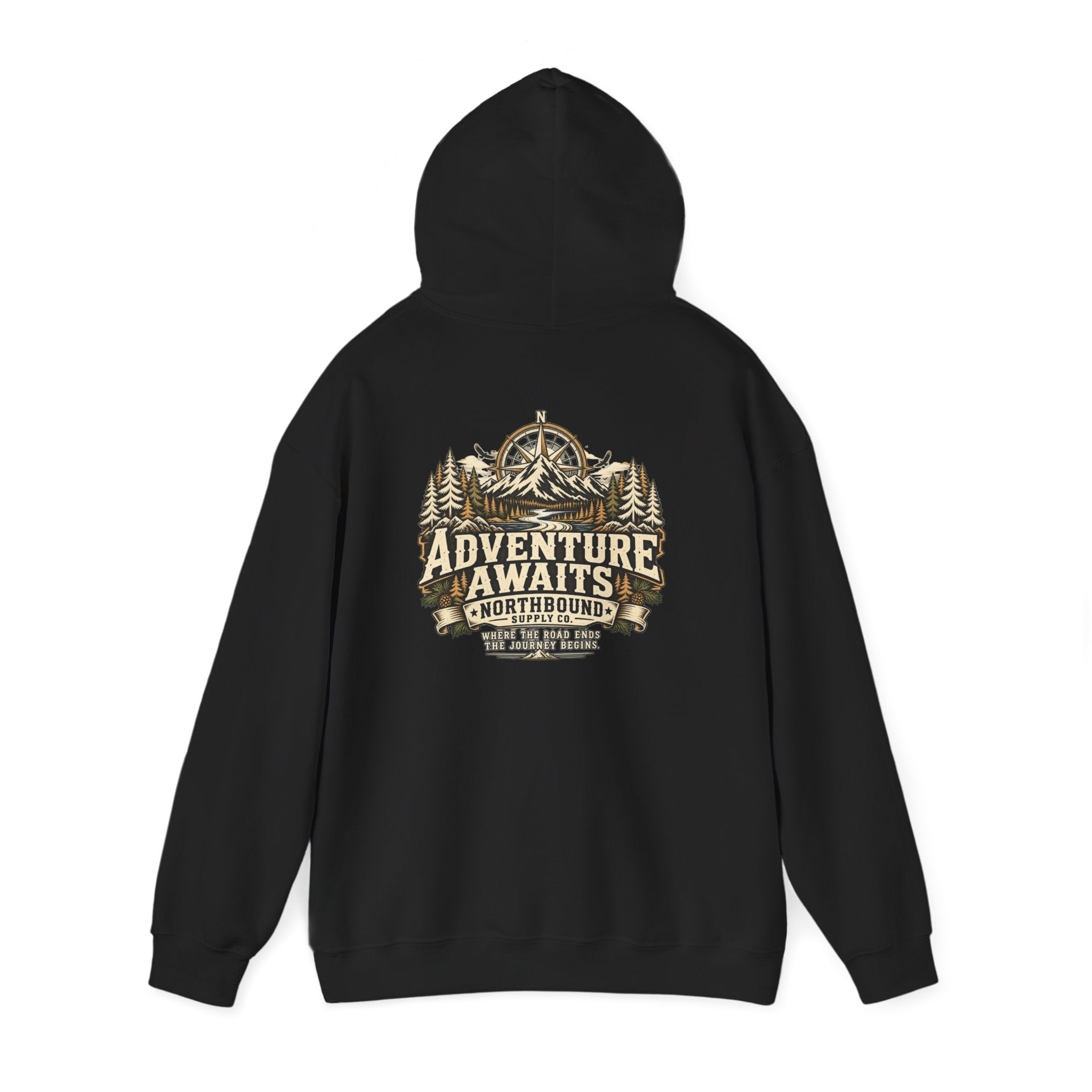 NH-005 Adventure Awaits Hoodie – Northbound Supply Co.