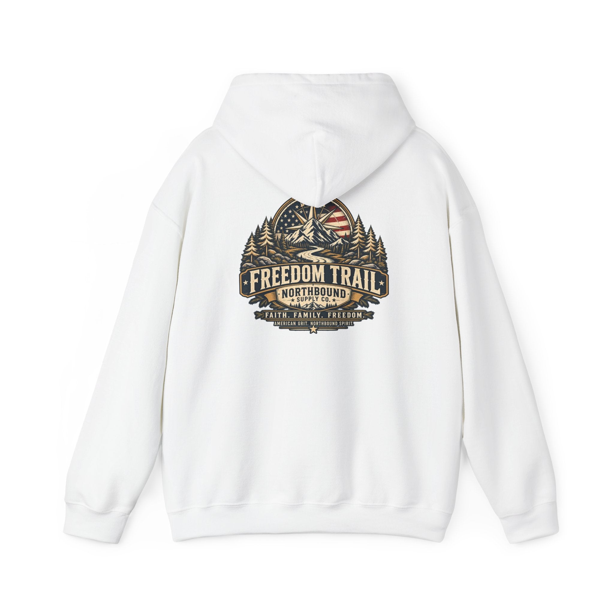 NH-004 Freedom Trail Hoodie — Northbound Supply Co. Patriotic