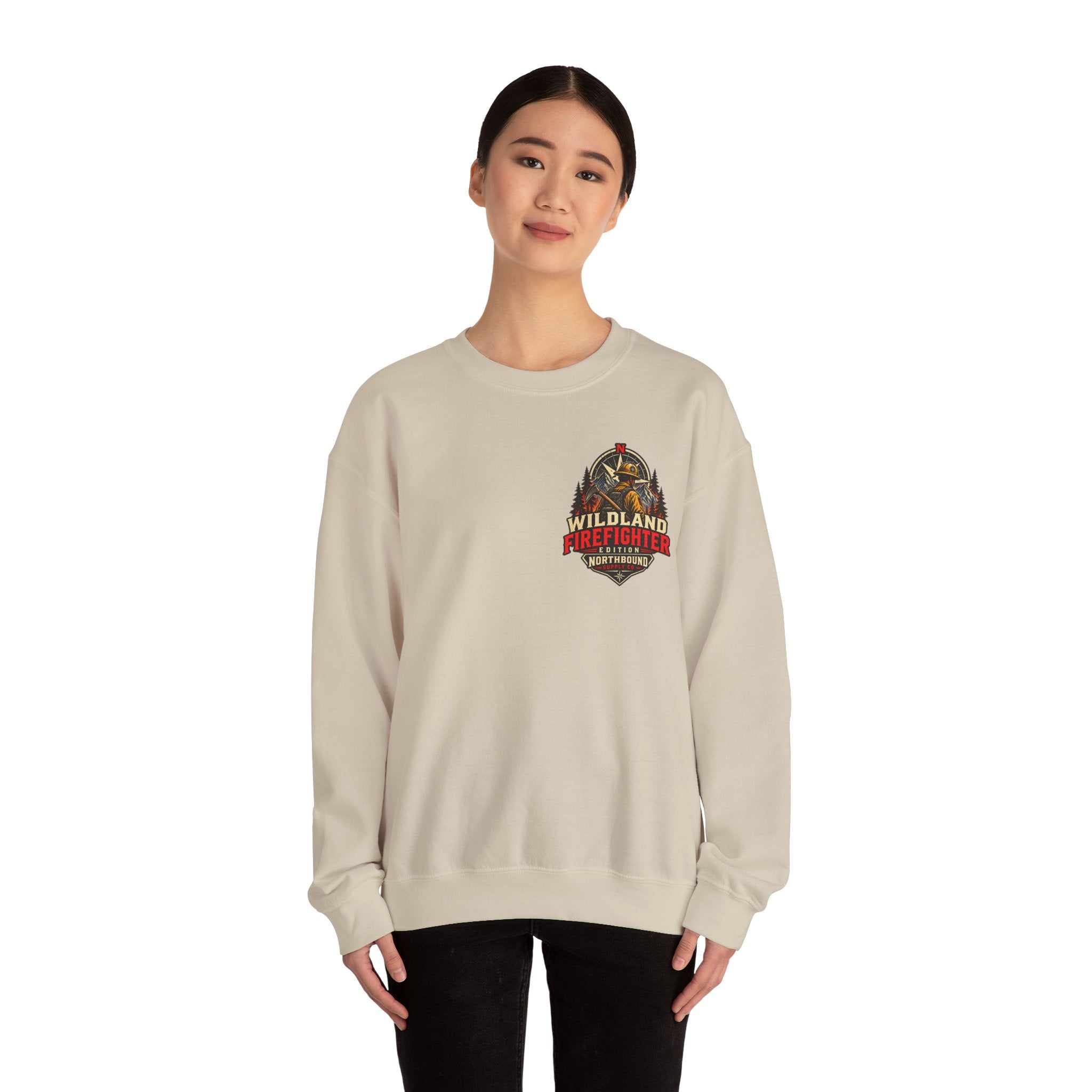 Wildland Firefighter Crest Crewneck Sweatshirt