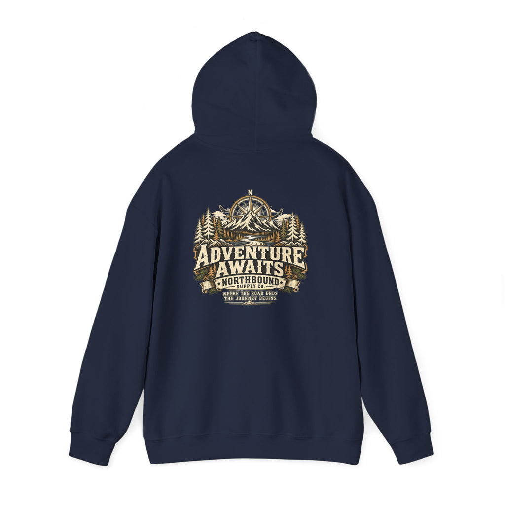 NH-005 Adventure Awaits Hoodie – Northbound Supply Co.