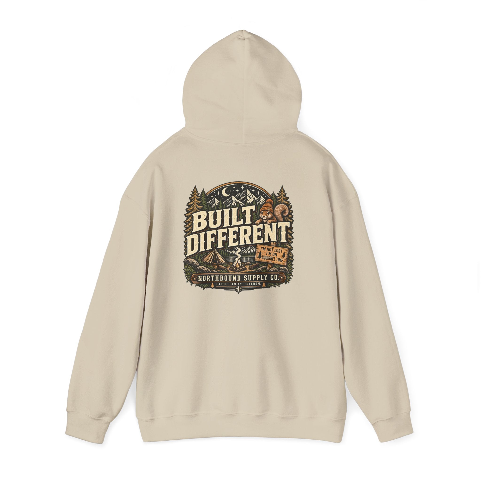 NH-002 Built Different Hoodie — Northbound Supply Co.