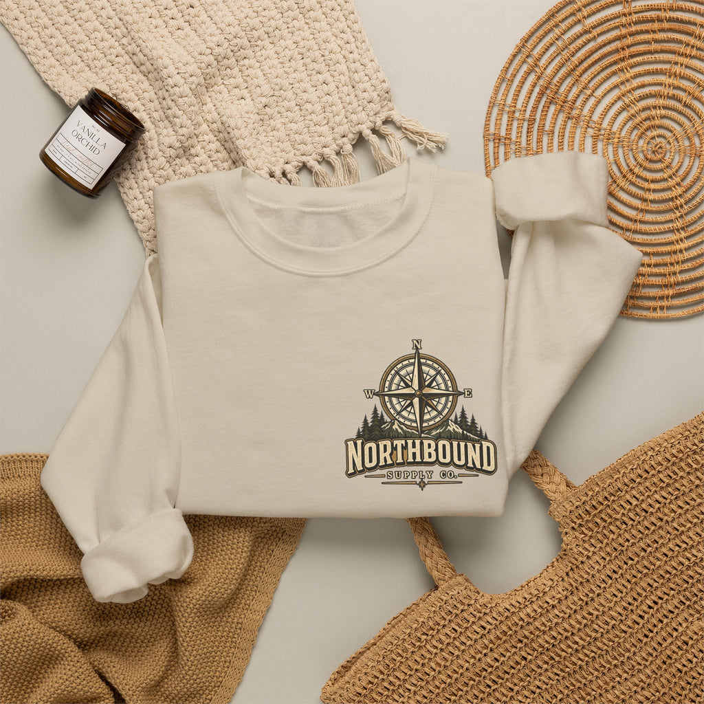 NS-002 Freedom Trail Crewneck Sweatshirt. Northbound Supply Co.