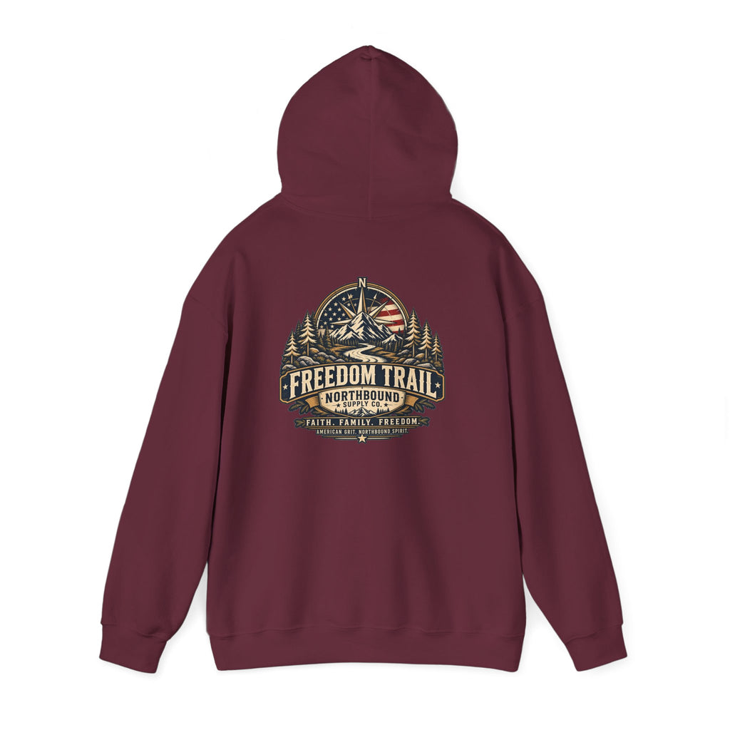 NH-004 Freedom Trail Hoodie — Northbound Supply Co. Patriotic