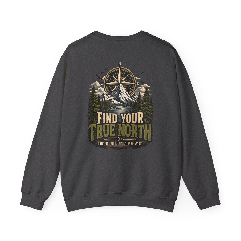 NS-001 Crewneck Sweatshirt —Northbound Supply Co. Find Your True North Compass