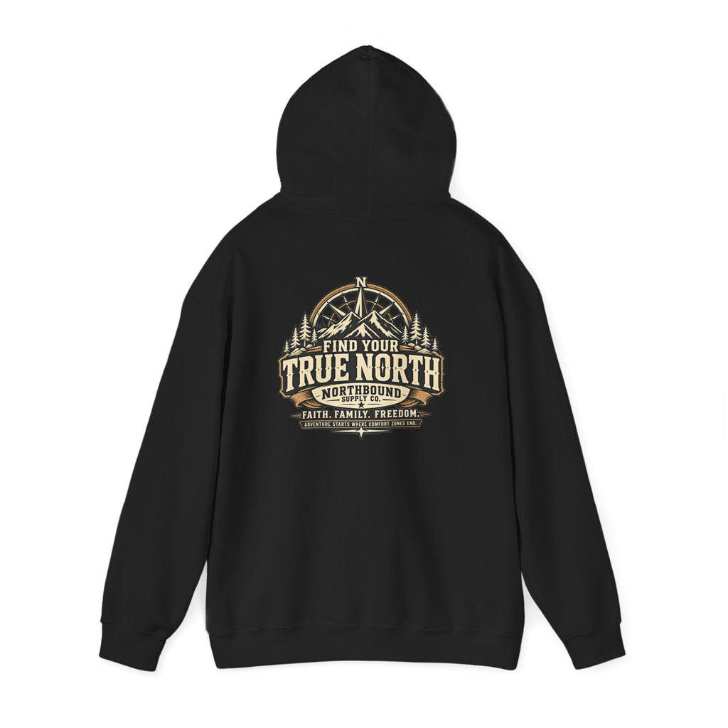 NH-001 True North Hoodie — Northbound Supply Co. Faith, Family, Freedom