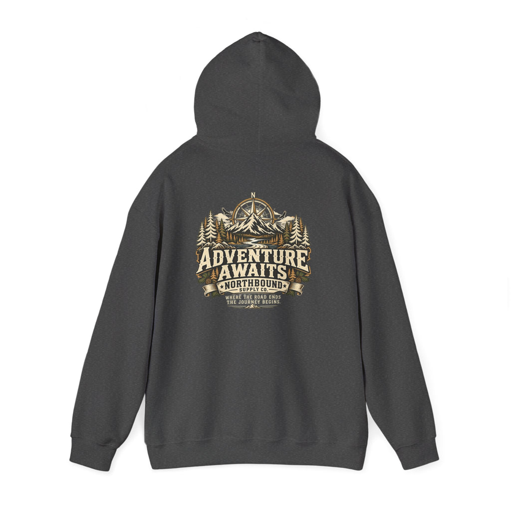 NH-005 Adventure Awaits Hoodie – Northbound Supply Co.