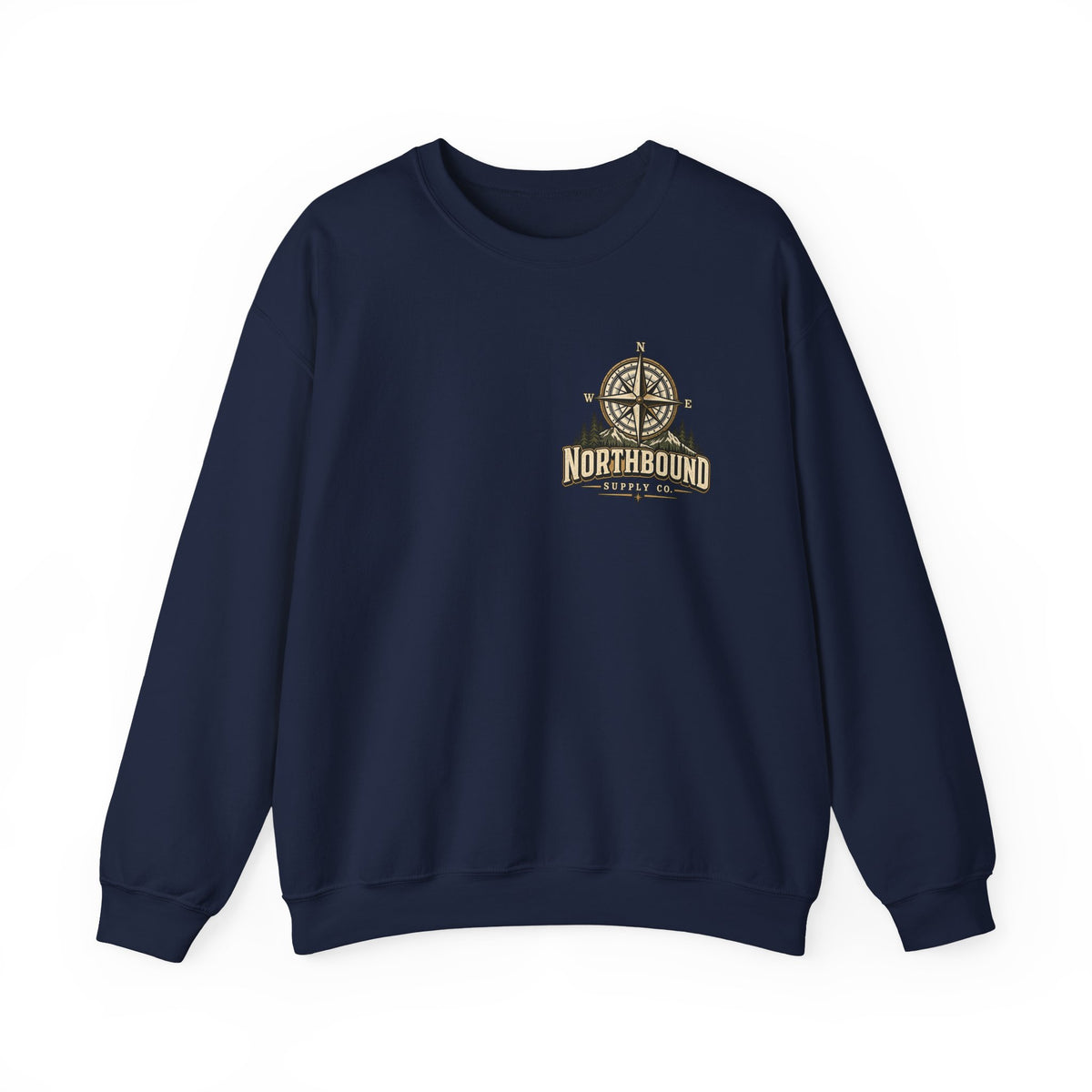 Crewneck Sweatshirt —Northbound Supply Co. Find Your True North Compass