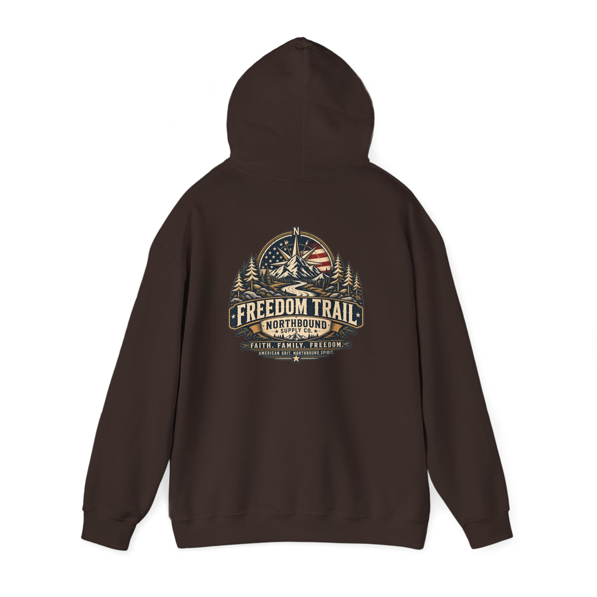 NH-004 Freedom Trail Hoodie — Northbound Supply Co. Patriotic