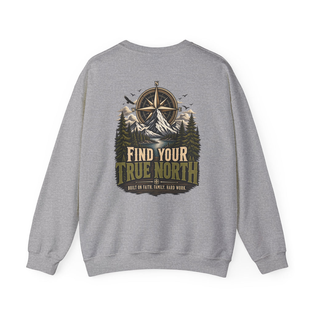 NS-001 Crewneck Sweatshirt —Northbound Supply Co. Find Your True North Compass