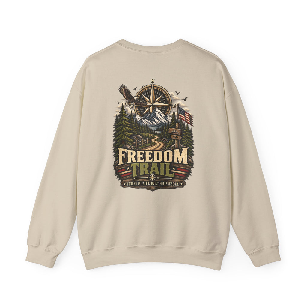 NS-002 Freedom Trail Crewneck Sweatshirt. Northbound Supply Co.