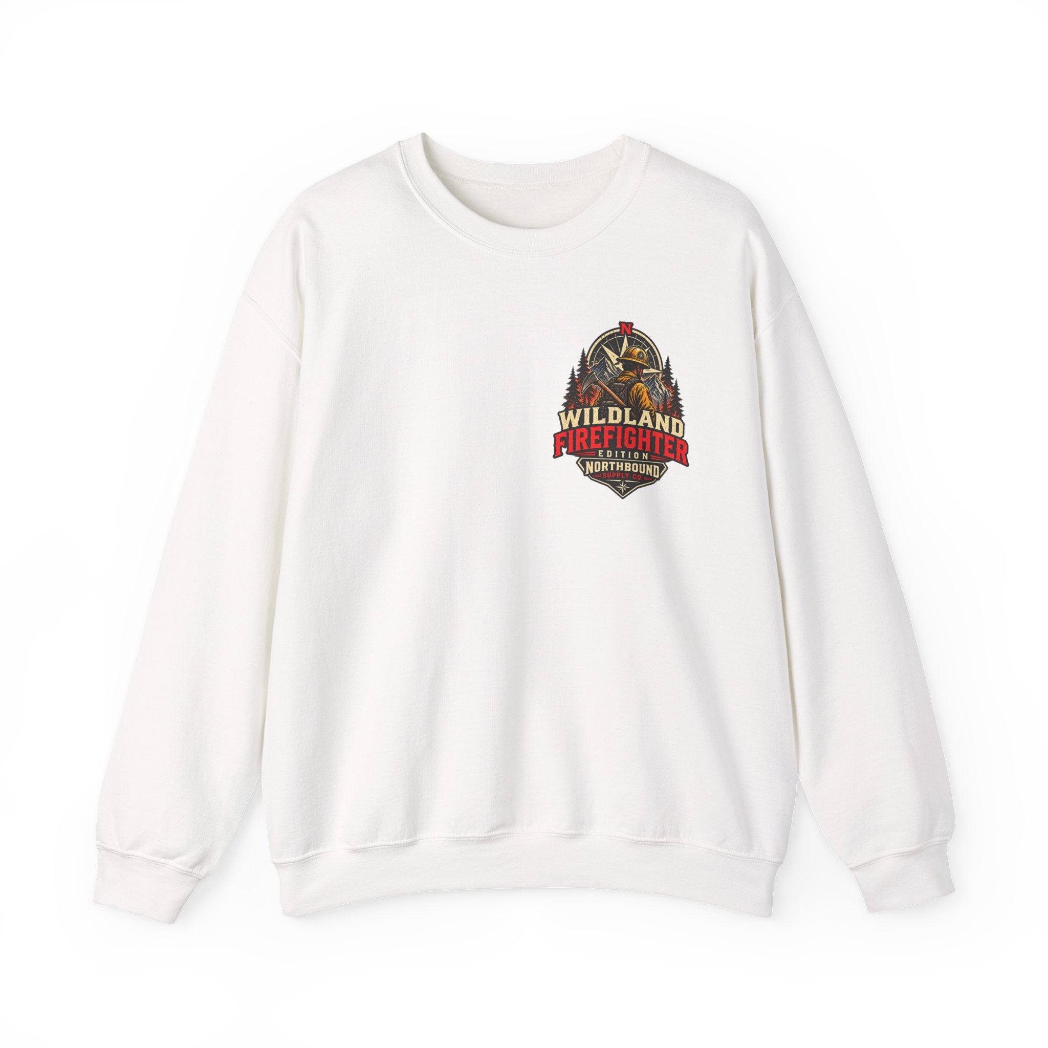 Wildland Firefighter Crest Crewneck Sweatshirt