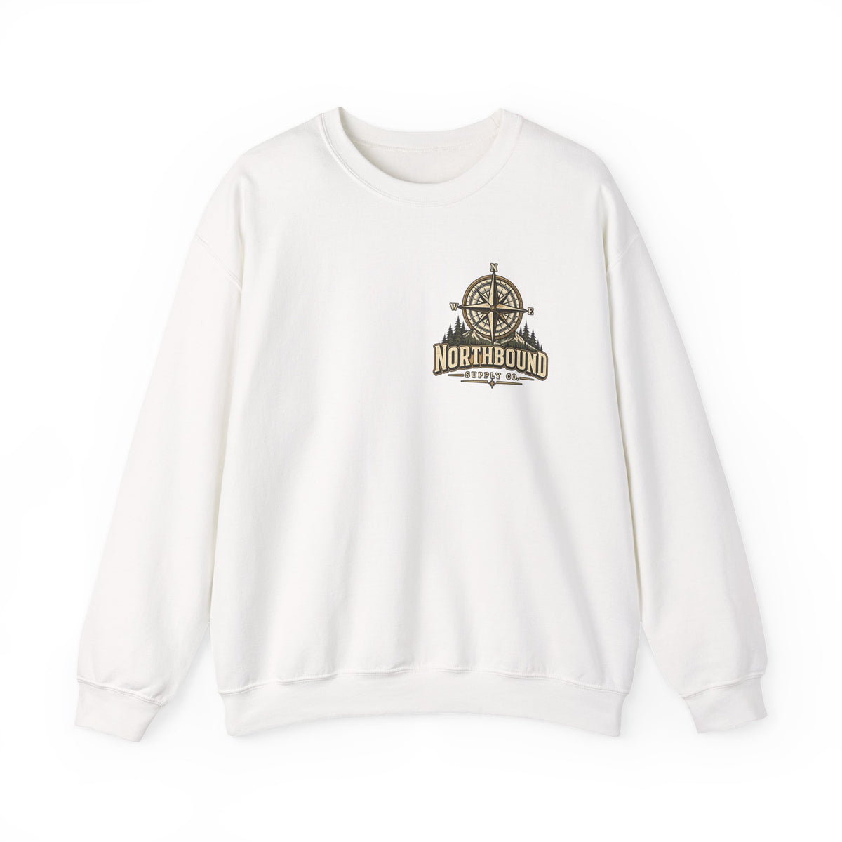 Crewneck Sweatshirt —Northbound Supply Co. Find Your True North Compass