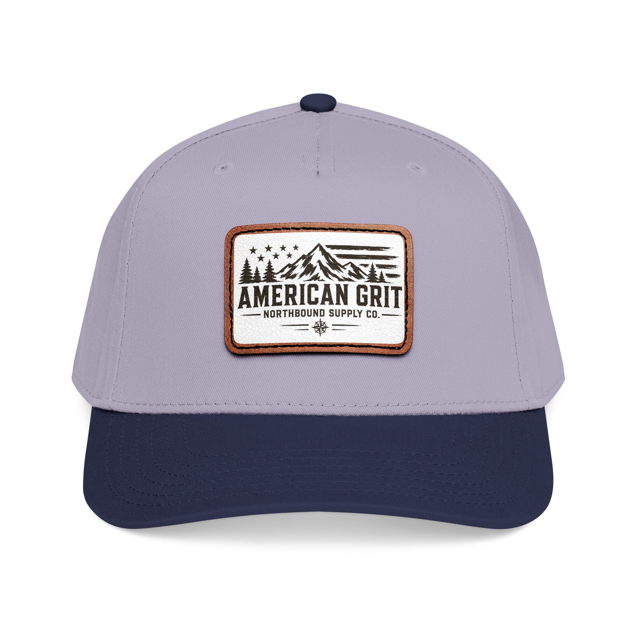 HP-003 American Grit Leather Patch Baseball Cap