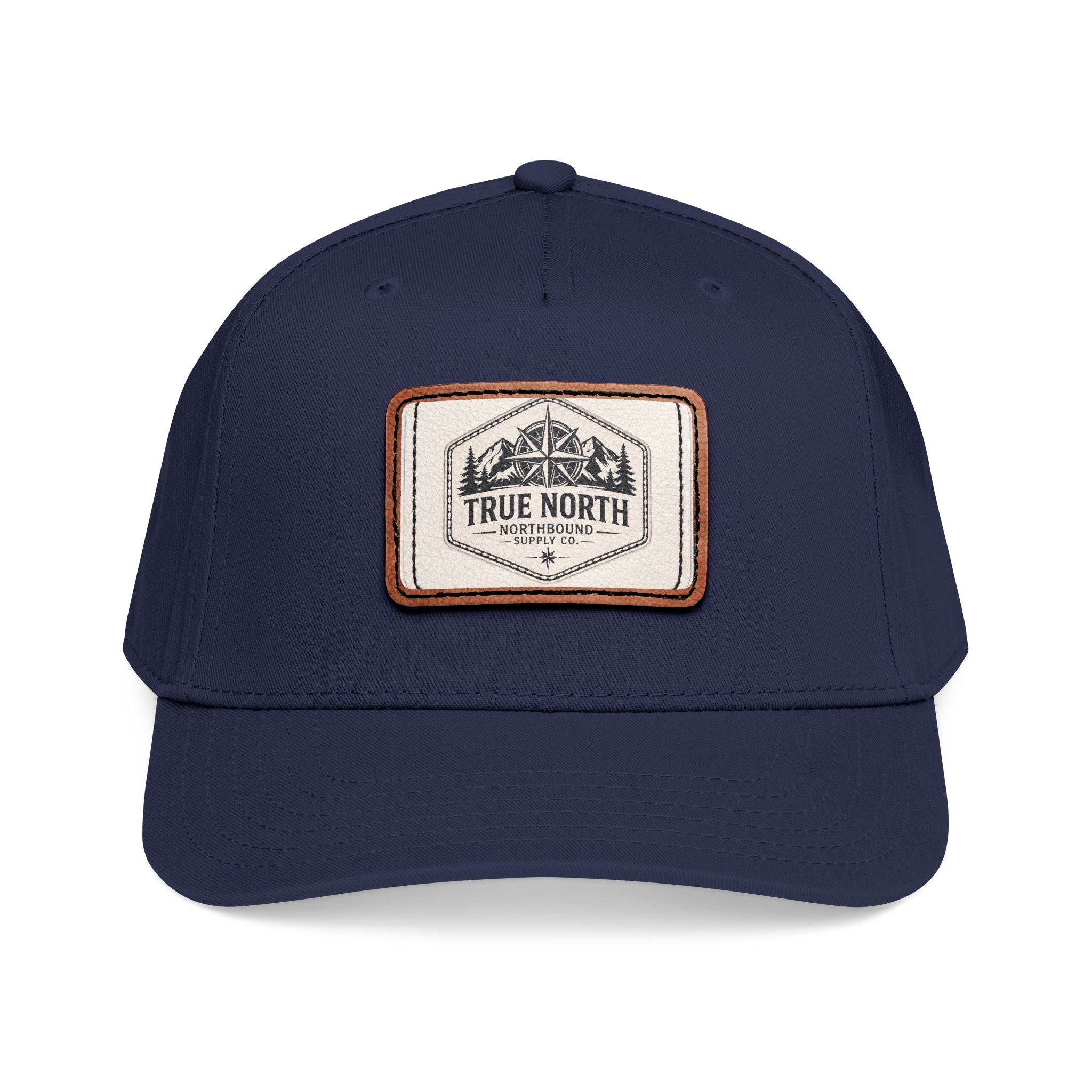 HP-001.5 True North Leather Patch Baseball Cap
