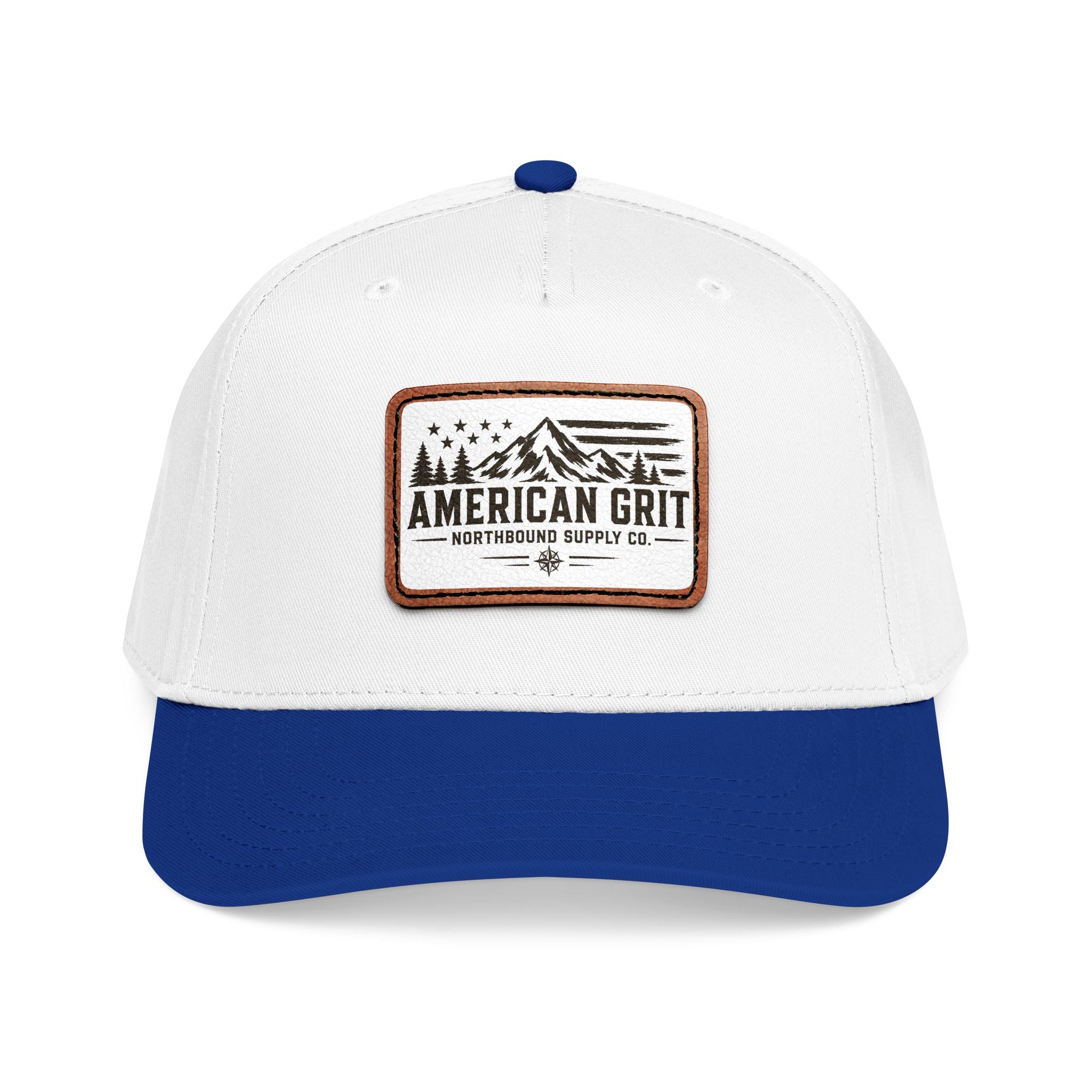 HP-003 American Grit Leather Patch Baseball Cap