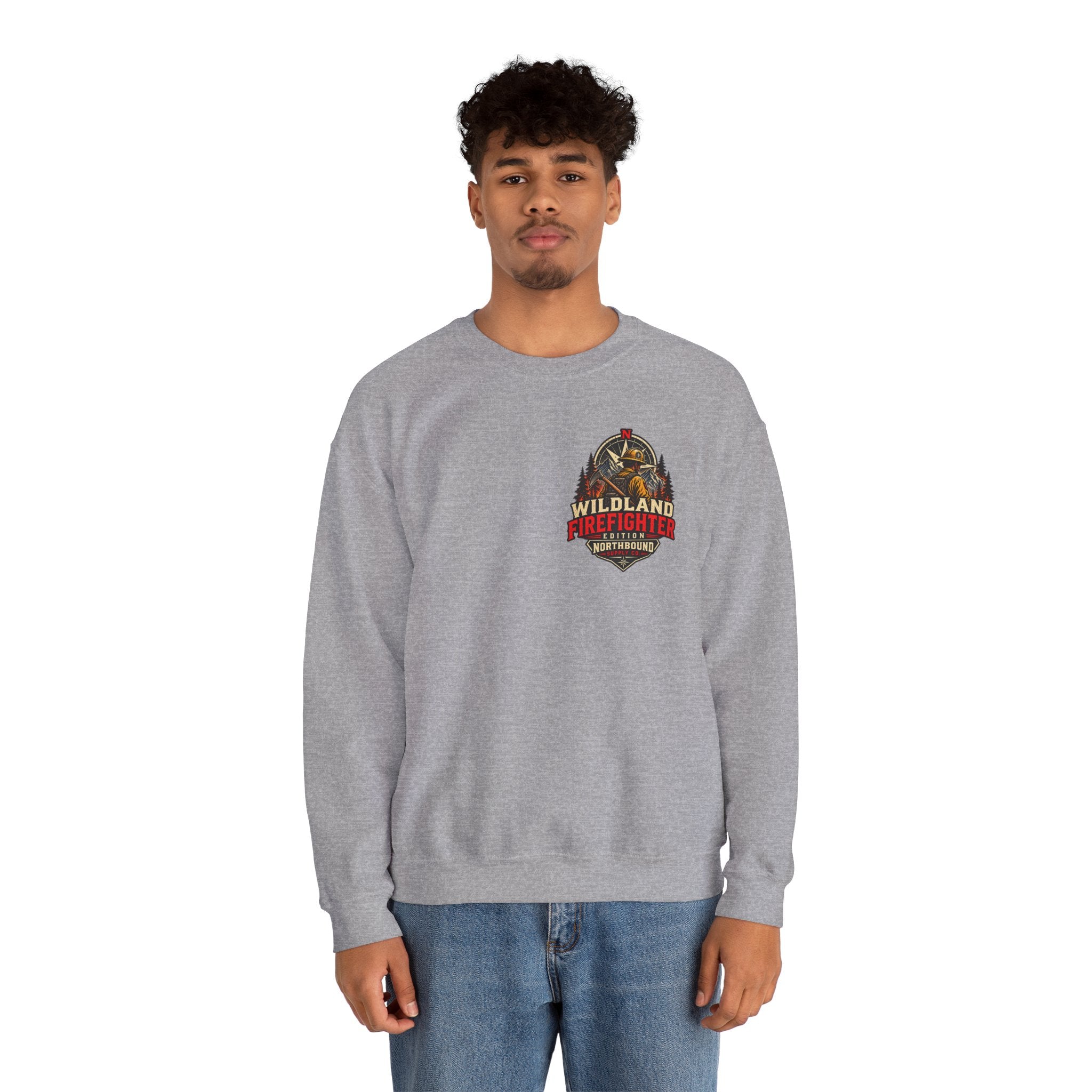 Wildland Firefighter Crest Crewneck Sweatshirt