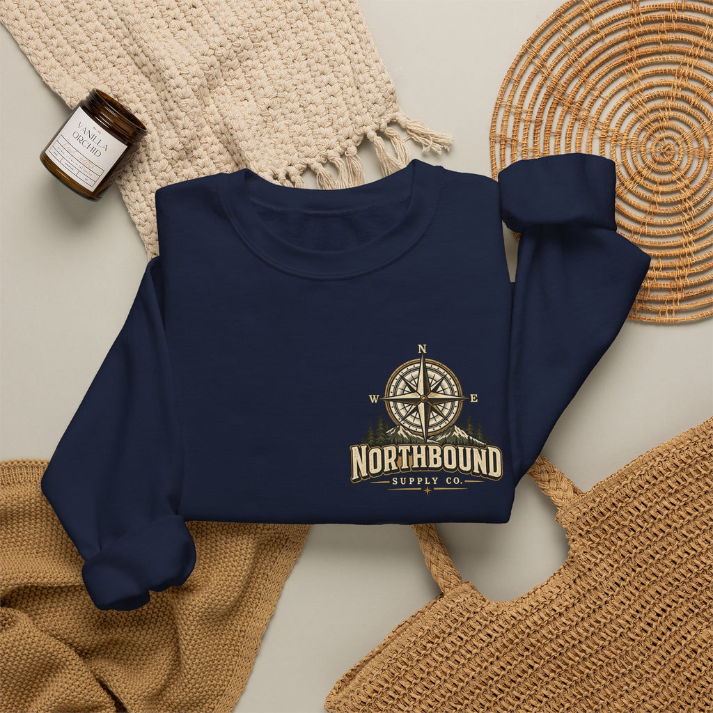 NS-002 Freedom Trail Crewneck Sweatshirt. Northbound Supply Co.