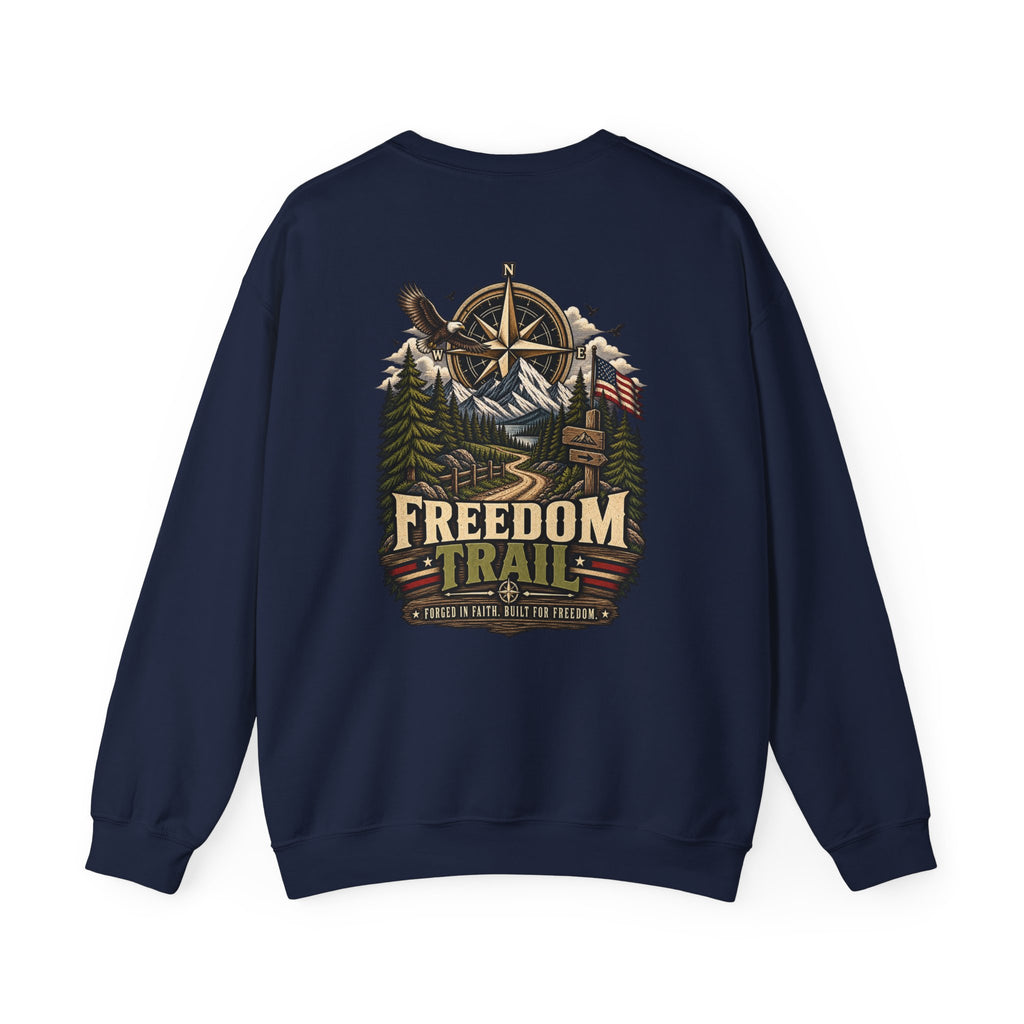 NS-002 Freedom Trail Crewneck Sweatshirt. Northbound Supply Co.