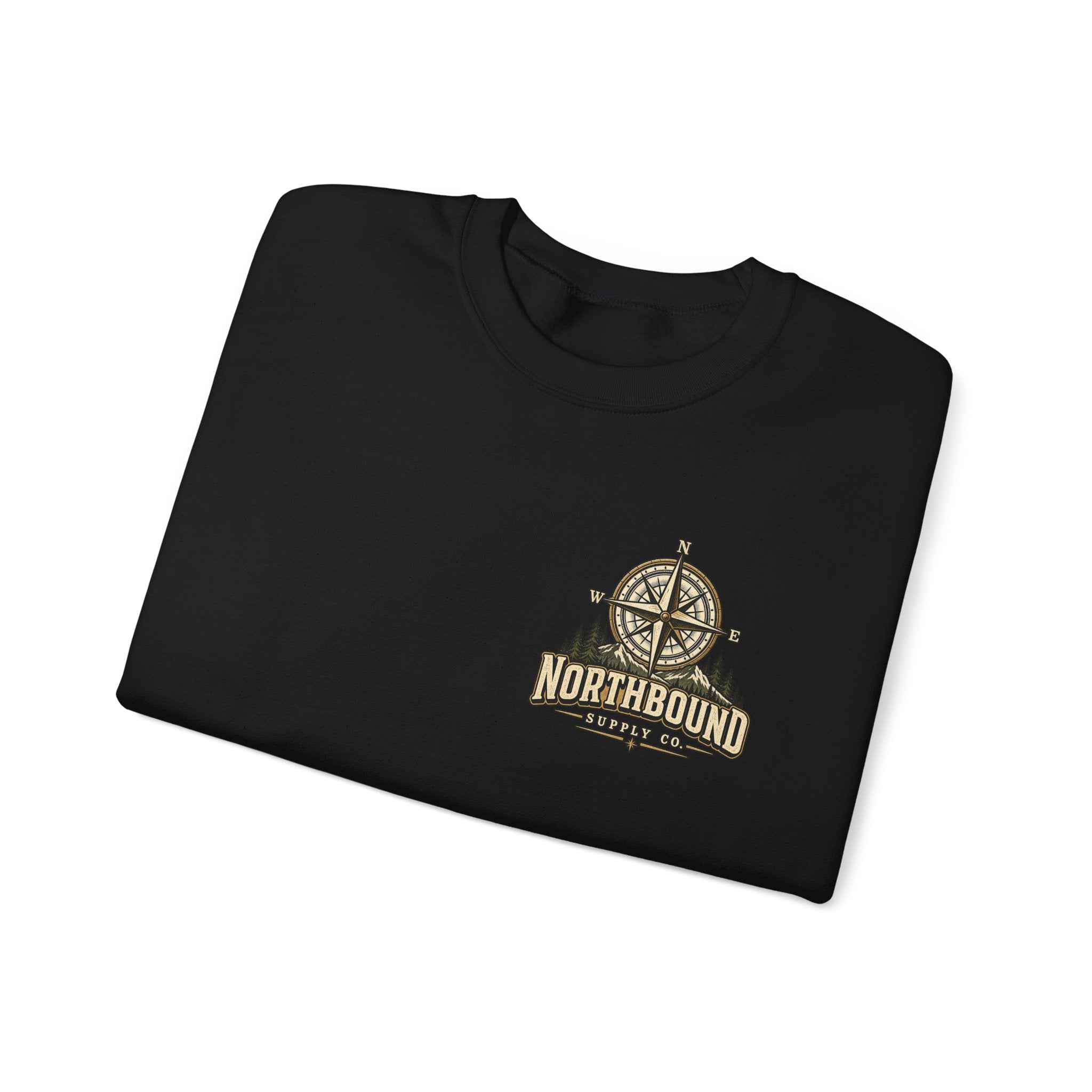 NS-006 American Grit Sweatshirt — Northbound Supply Co.Patriotic Eagle Compass Crewneck