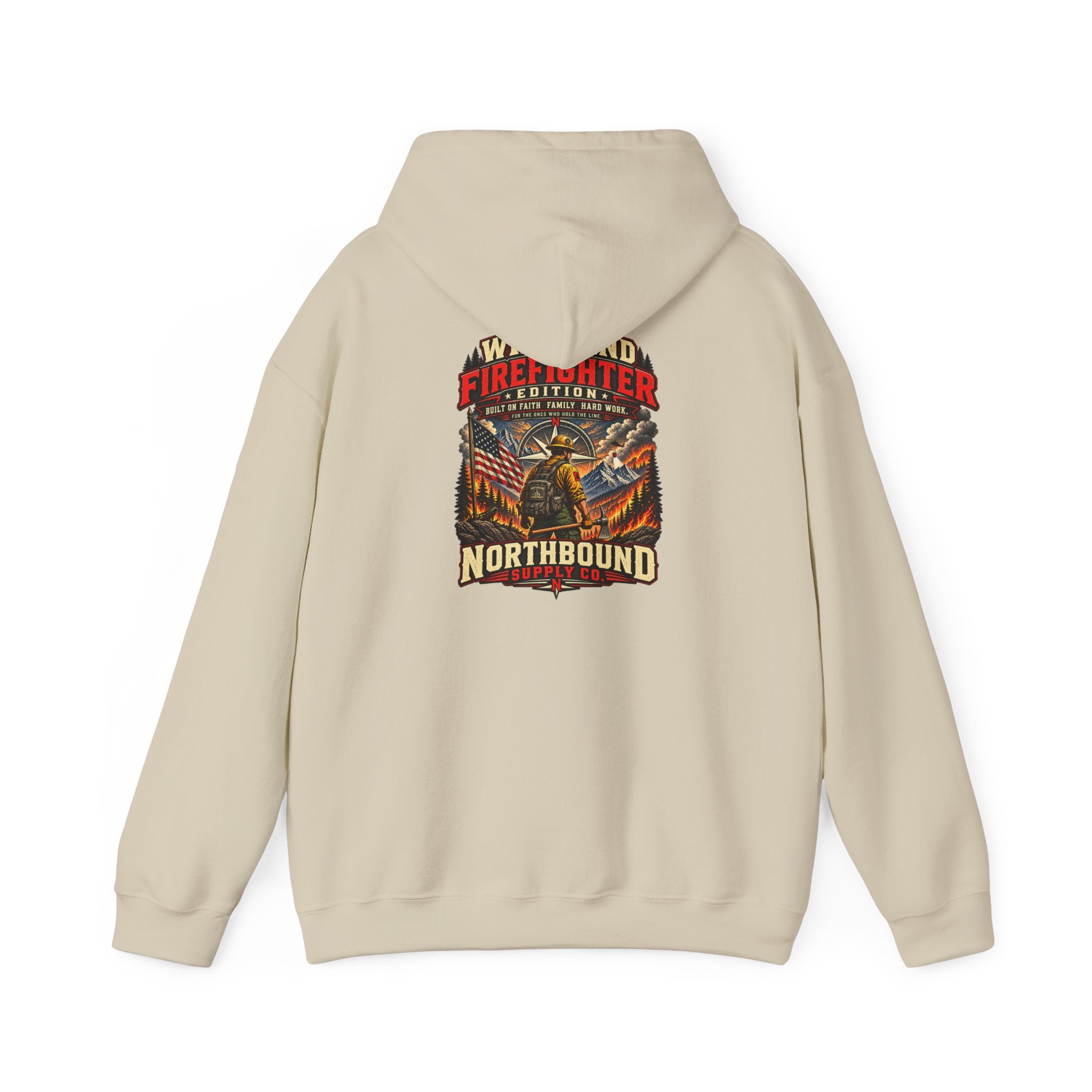Hoodie - Wildland Firefighter Emblem Pullover