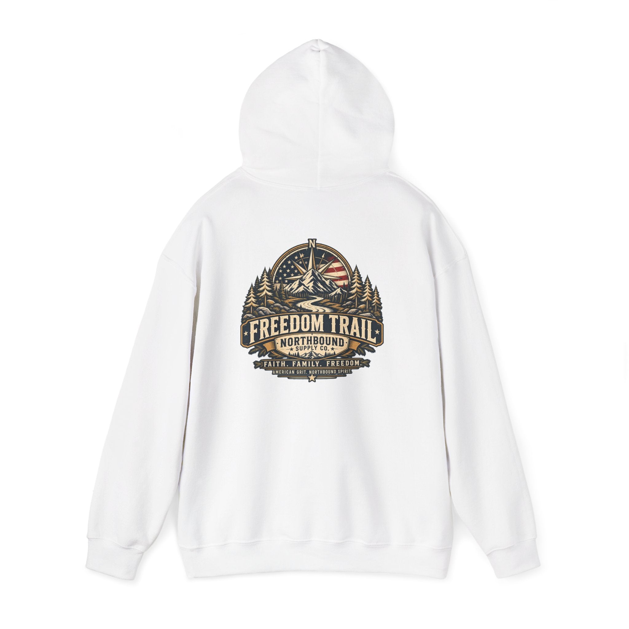 NH-004 Freedom Trail Hoodie — Northbound Supply Co. Patriotic
