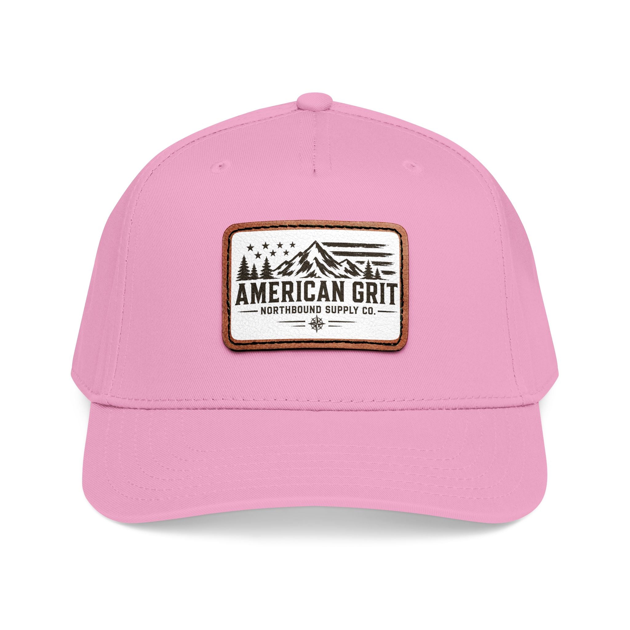 HP-003 American Grit Leather Patch Baseball Cap