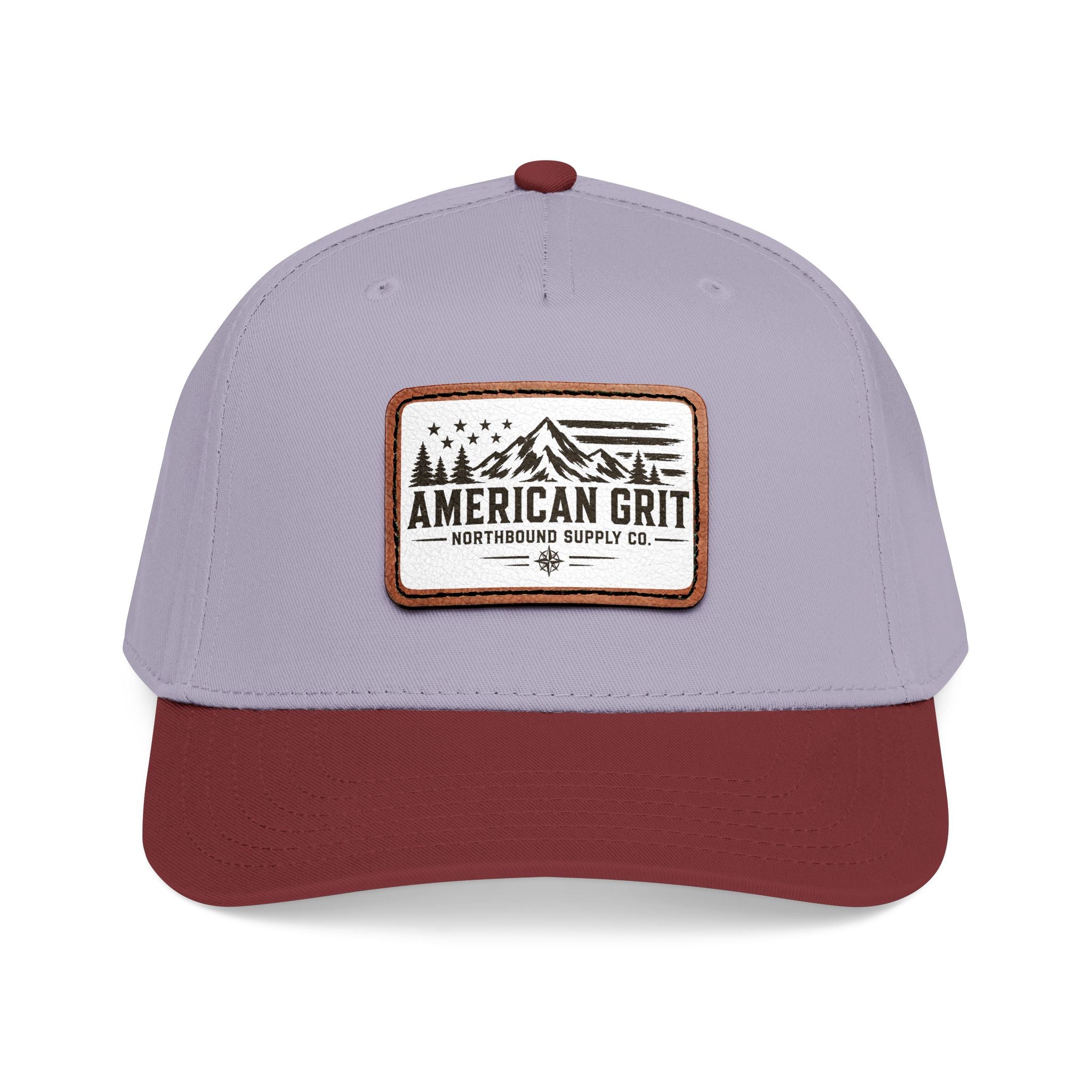 HP-003 American Grit Leather Patch Baseball Cap