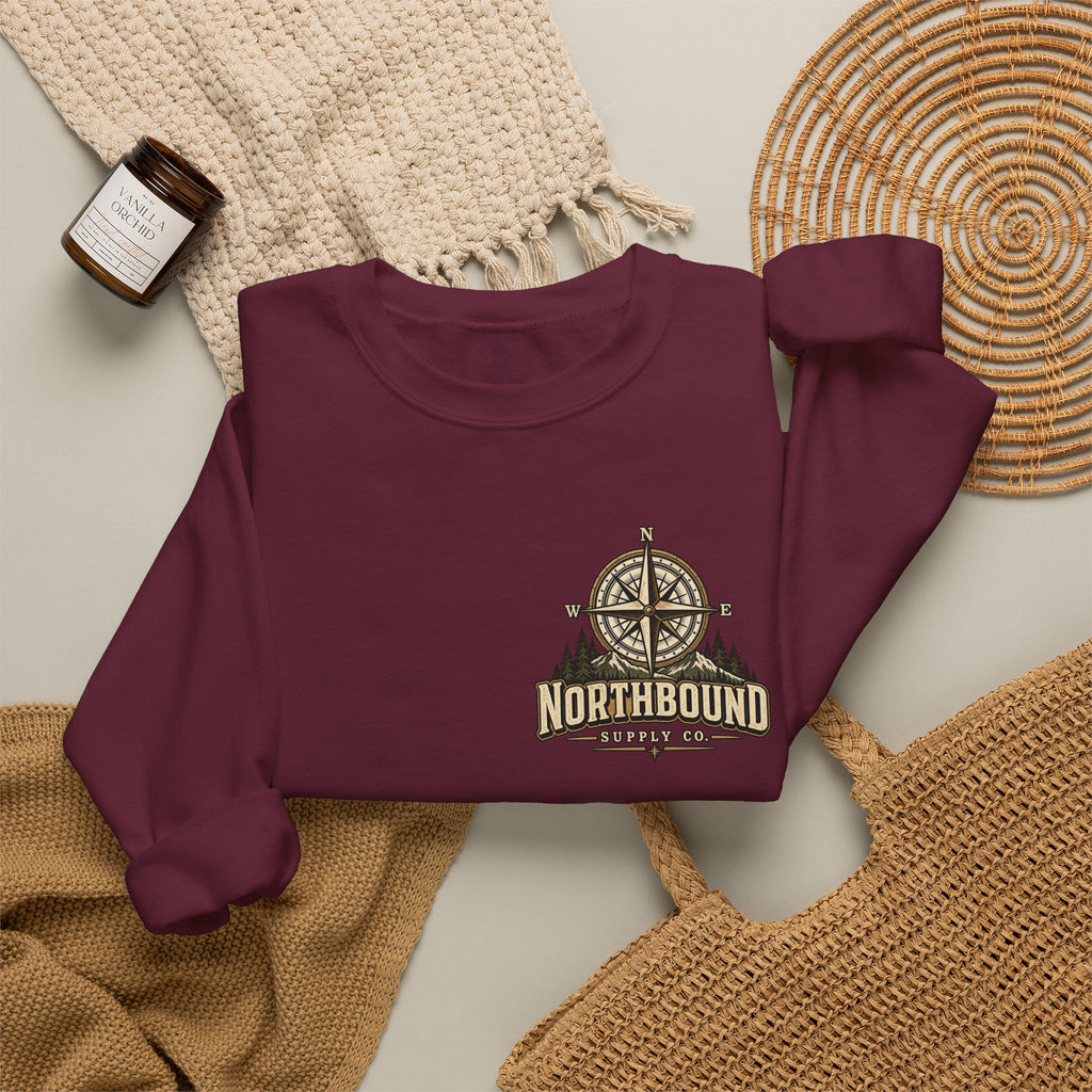 NS-002 Freedom Trail Crewneck Sweatshirt. Northbound Supply Co.