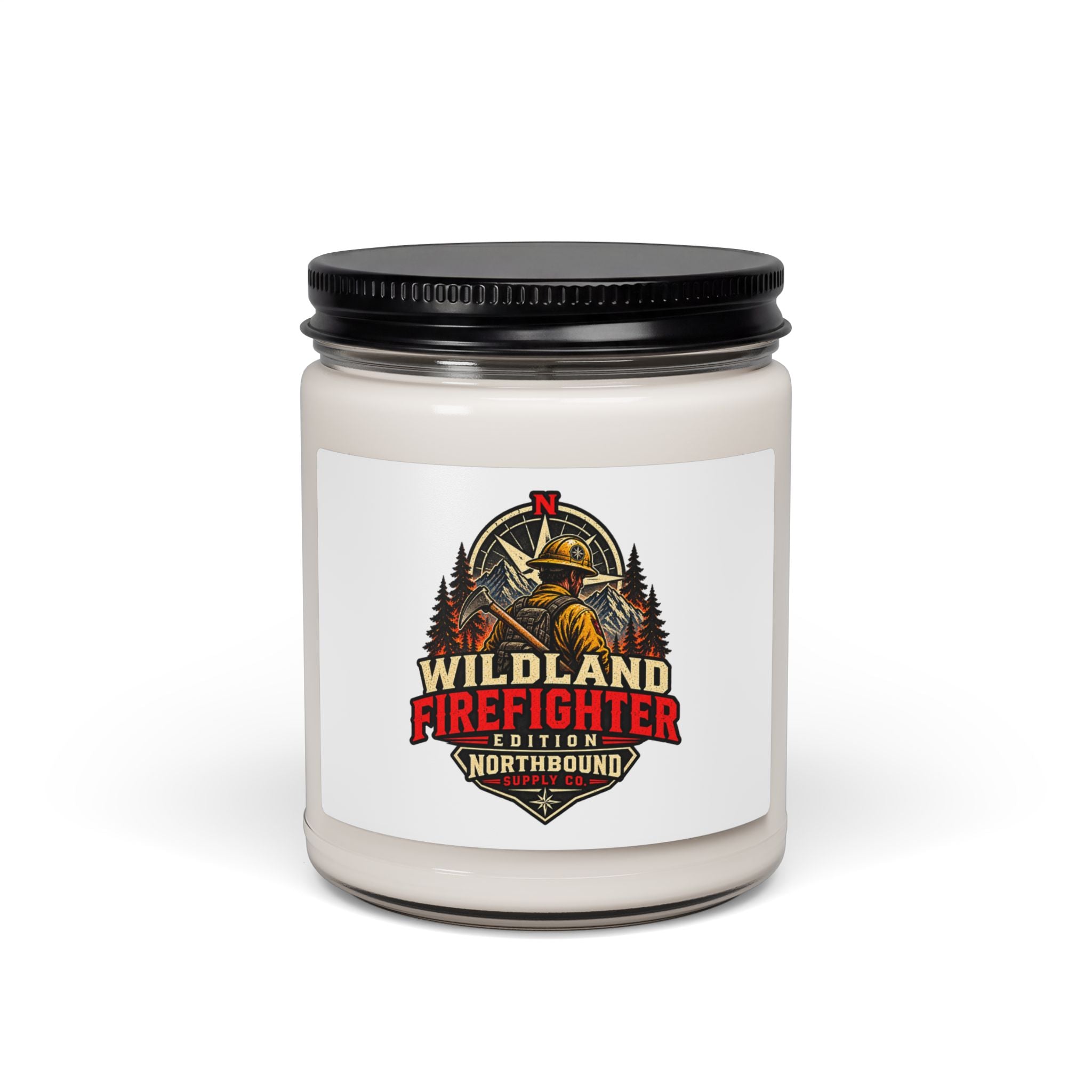 Wildland Firefighter Soy Candle – 9oz Scented Candle for Firefighters & First Responders
