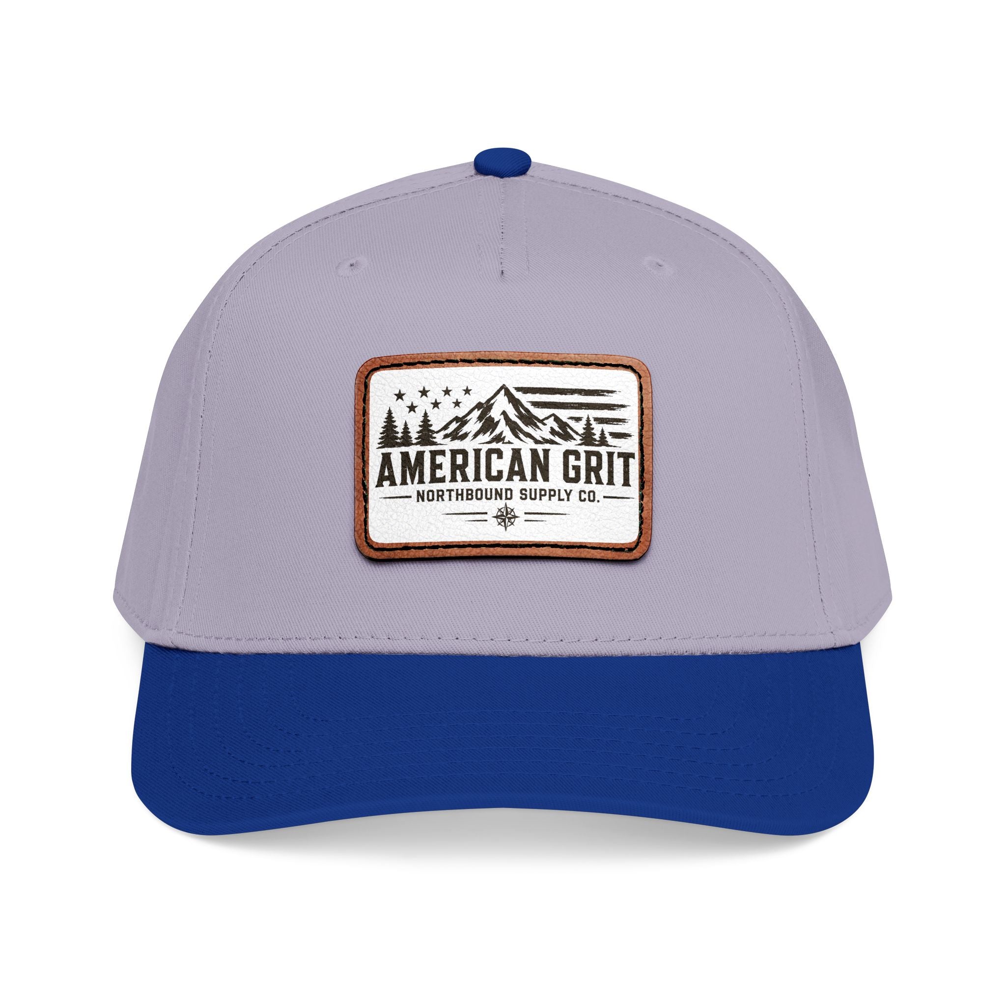 HP-003 American Grit Leather Patch Baseball Cap