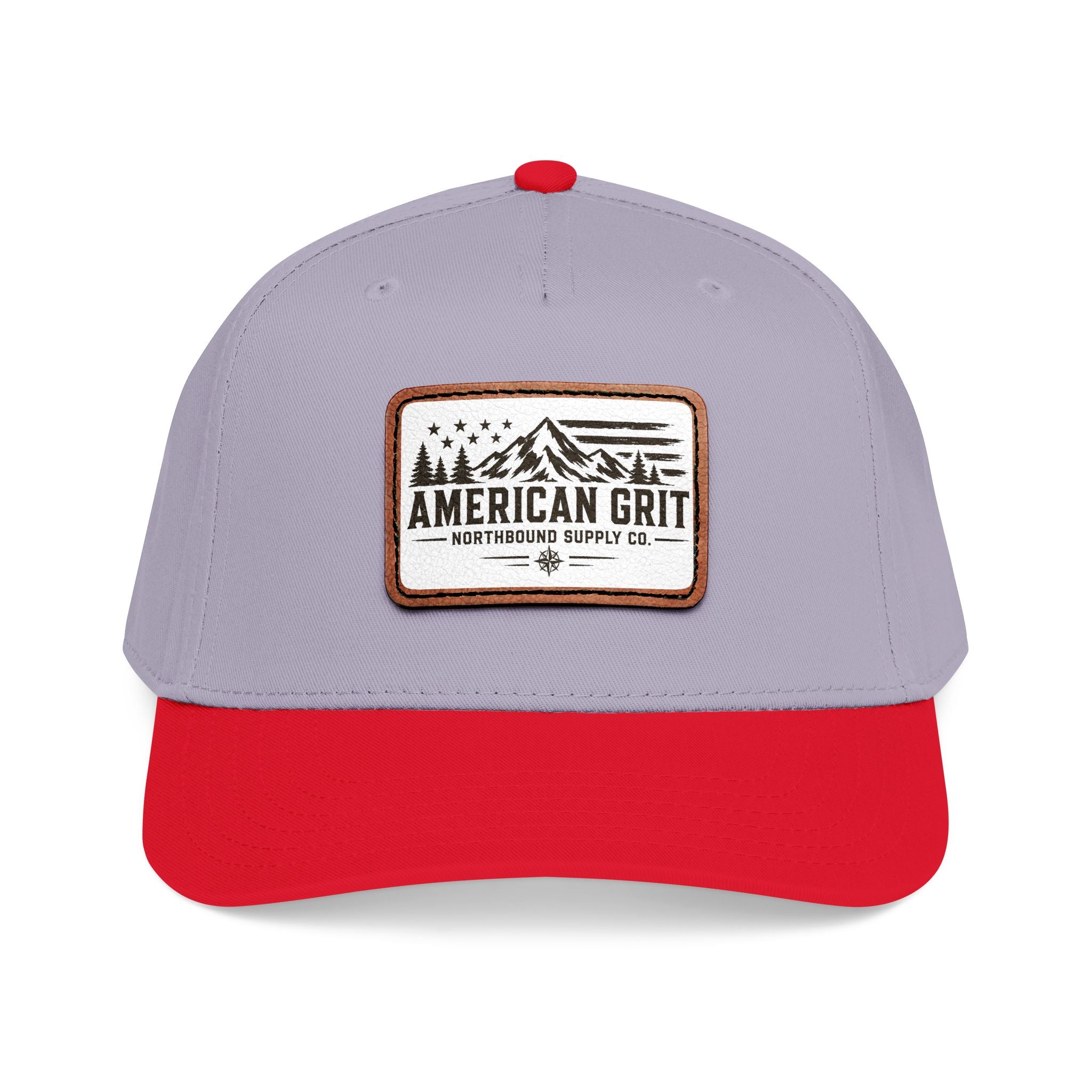 HP-003 American Grit Leather Patch Baseball Cap