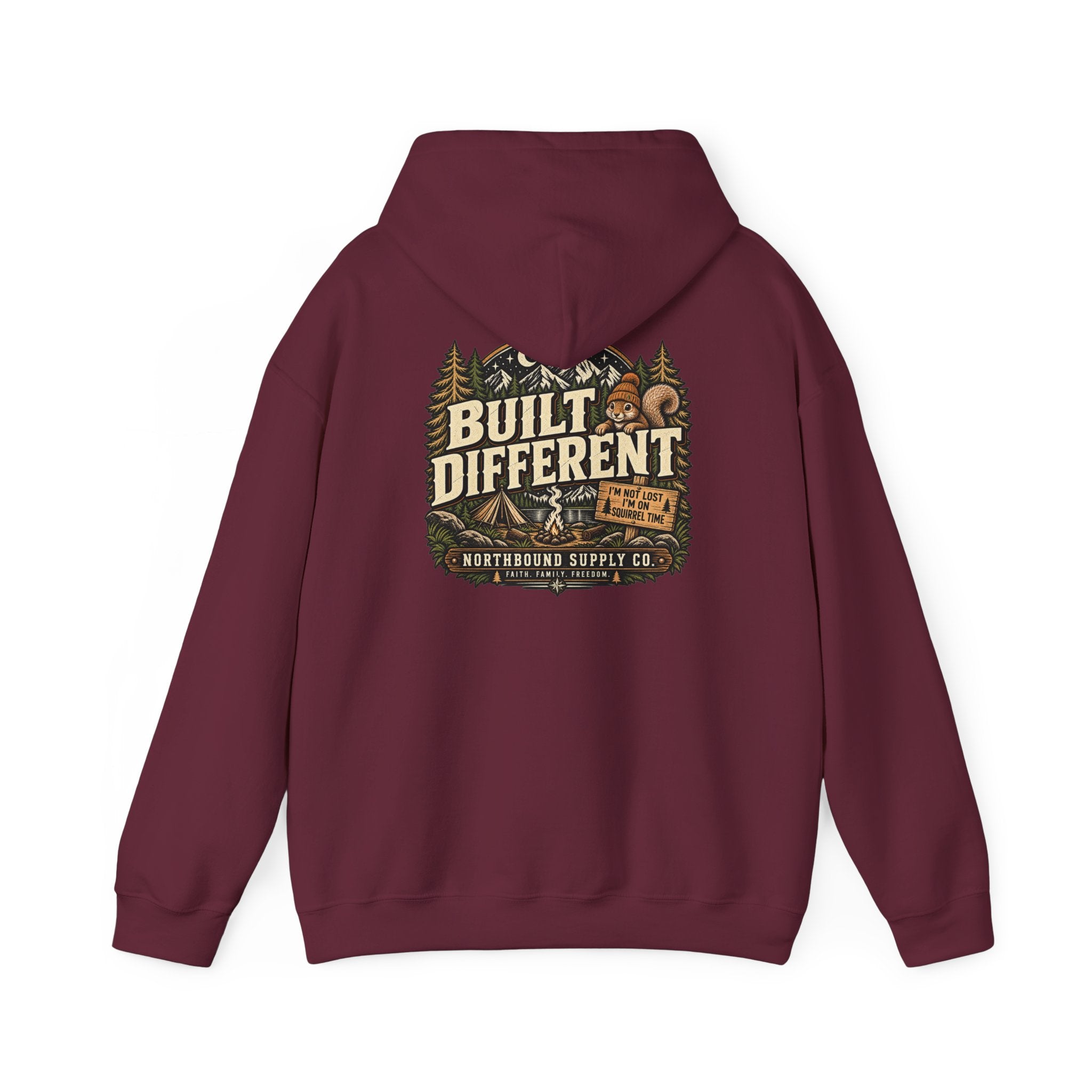 NH-002 Built Different Hoodie — Northbound Supply Co.