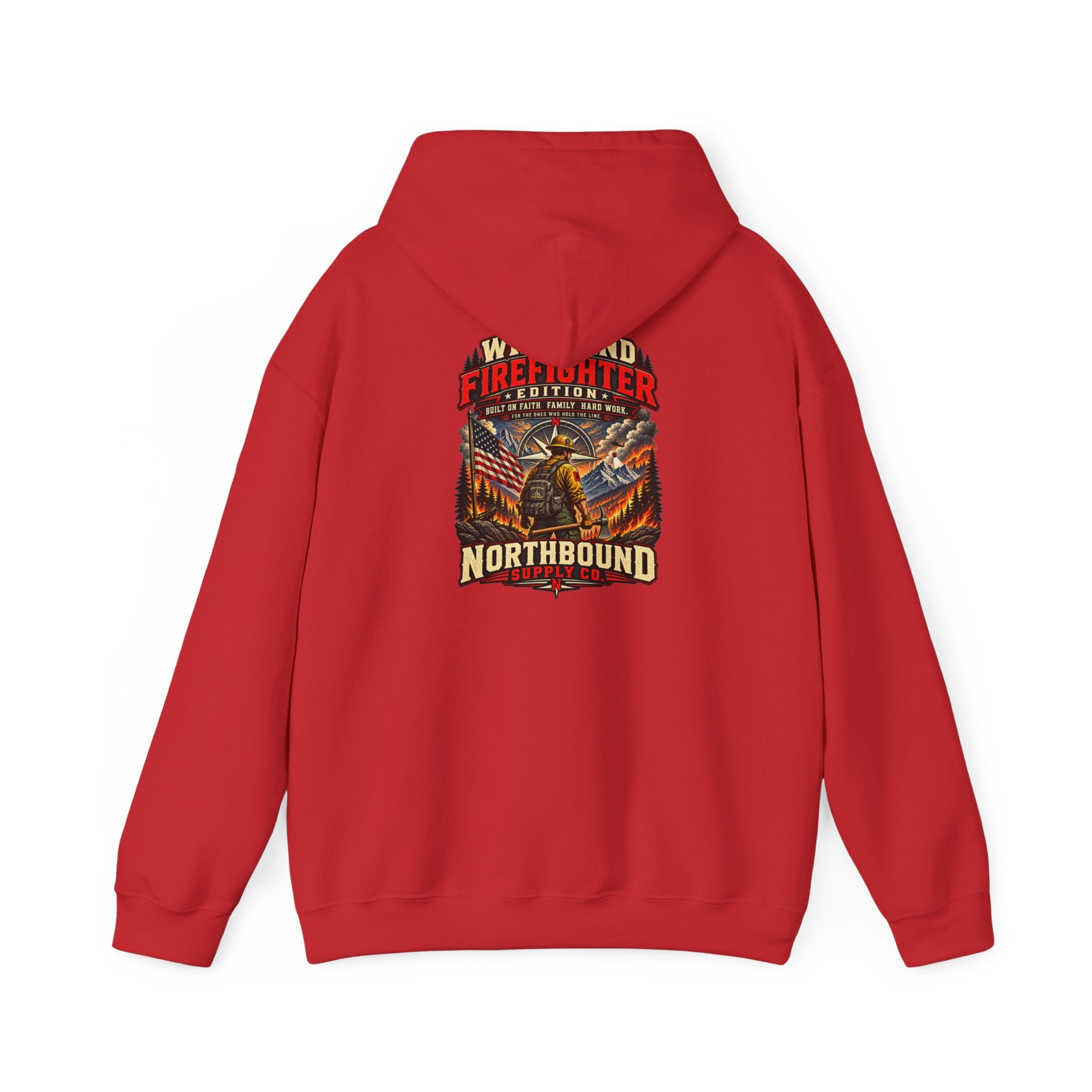 Hoodie - Wildland Firefighter Emblem Pullover