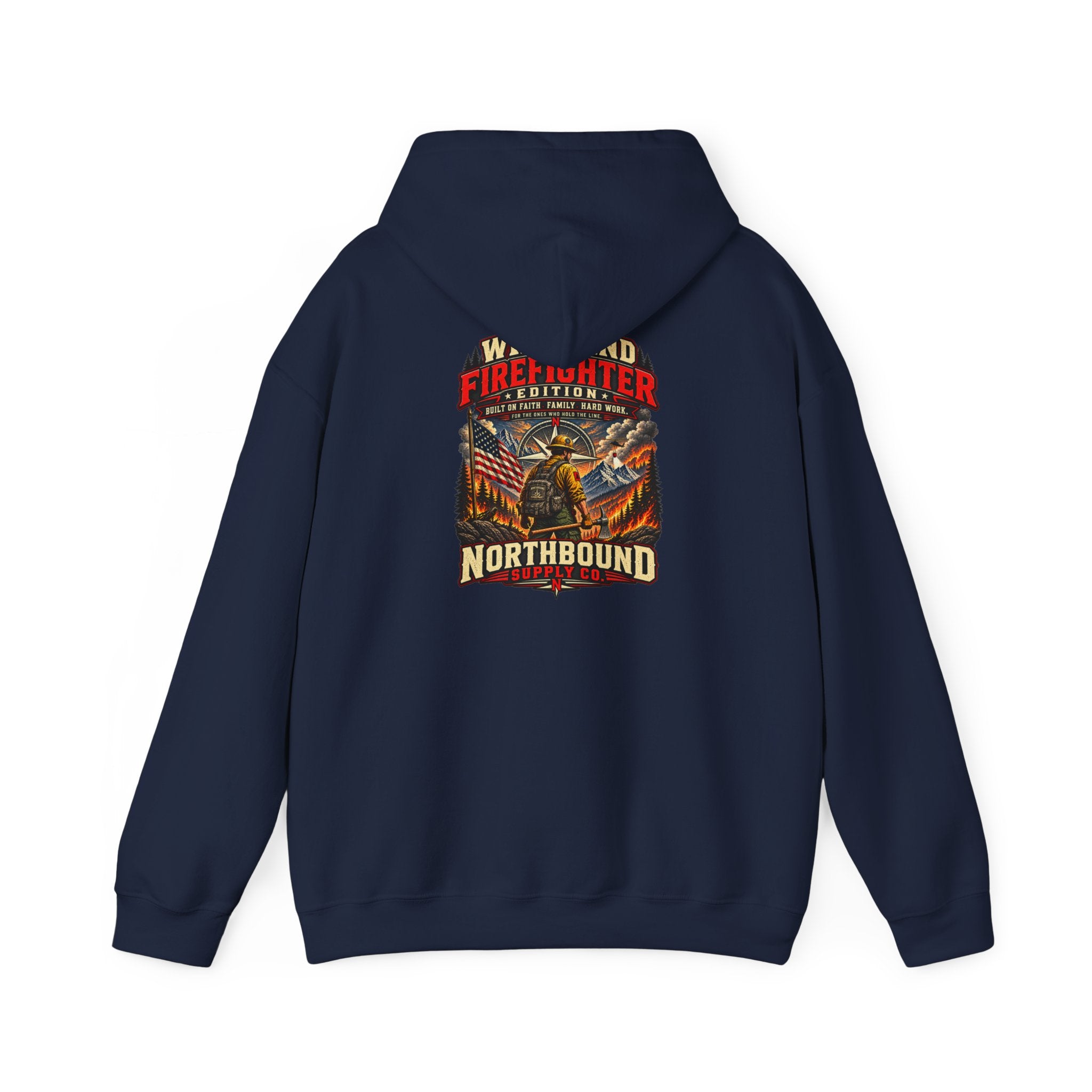 Hoodie - Wildland Firefighter Emblem Pullover