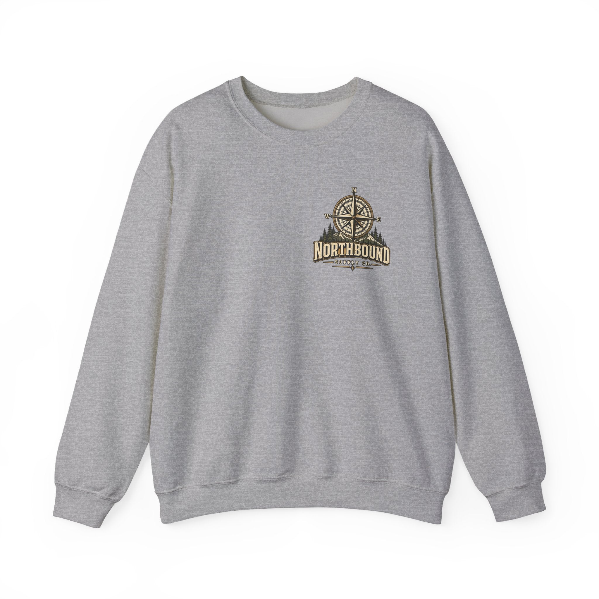 NS-006 American Grit Sweatshirt — Northbound Supply Co.Patriotic Eagle Compass Crewneck