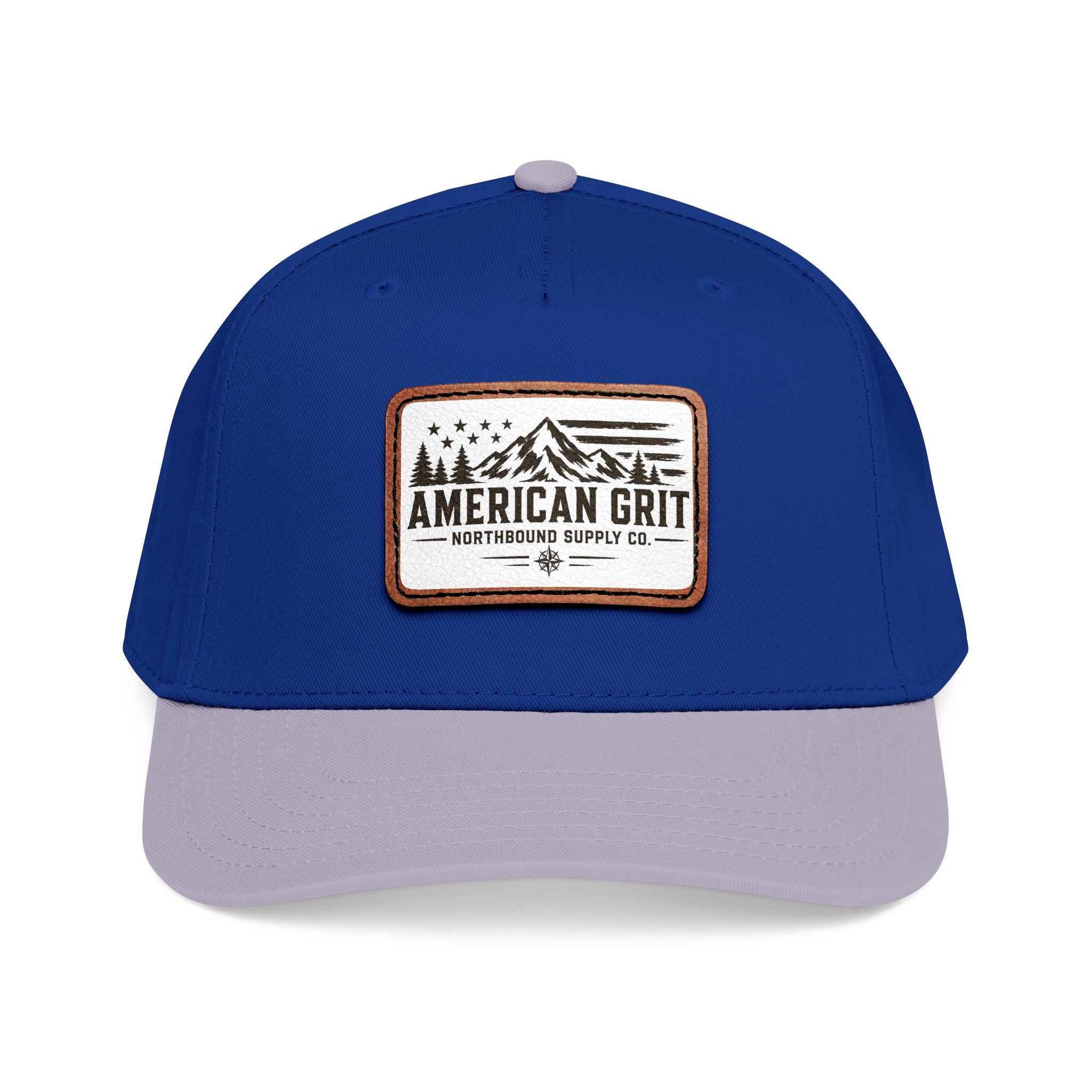 HP-003 American Grit Leather Patch Baseball Cap