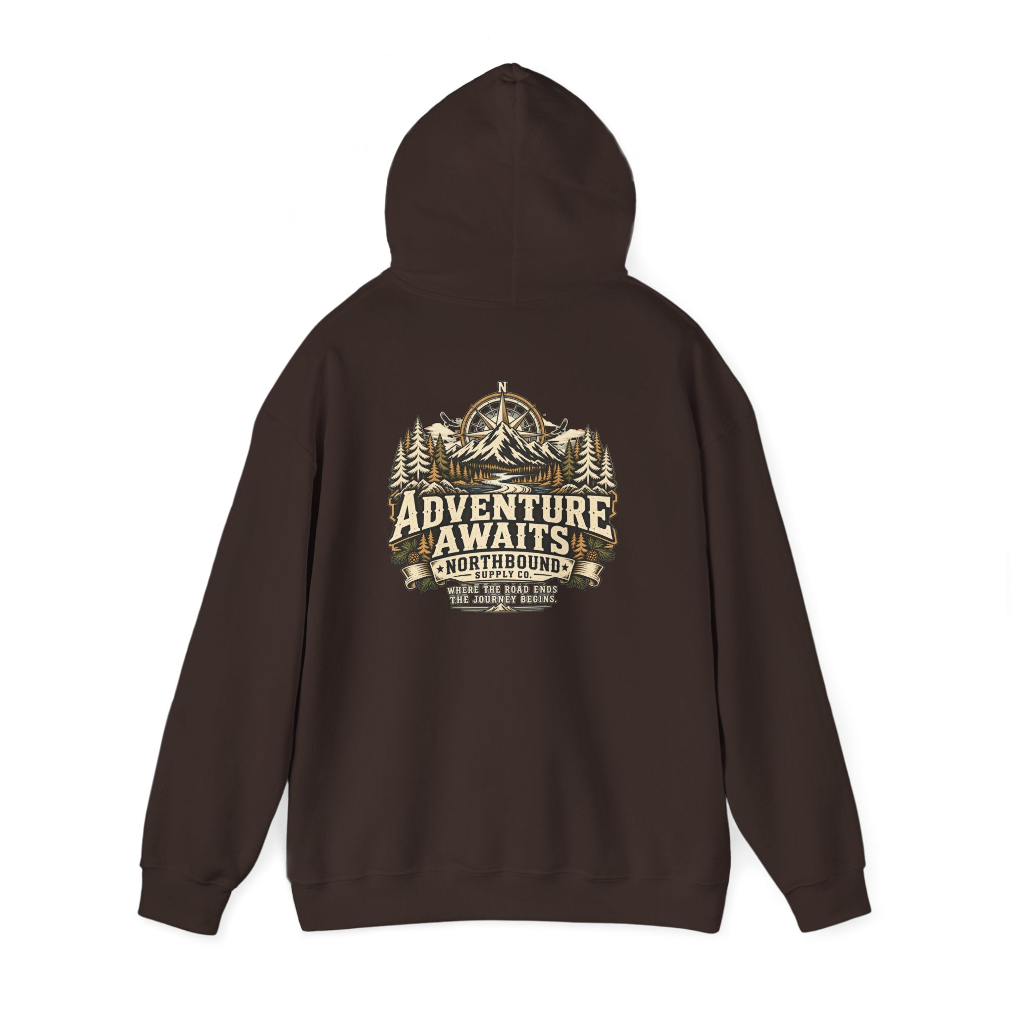 NH-005 Adventure Awaits Hoodie – Northbound Supply Co.