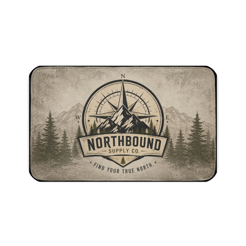 BM-001 Northbound Compass Bath Mat