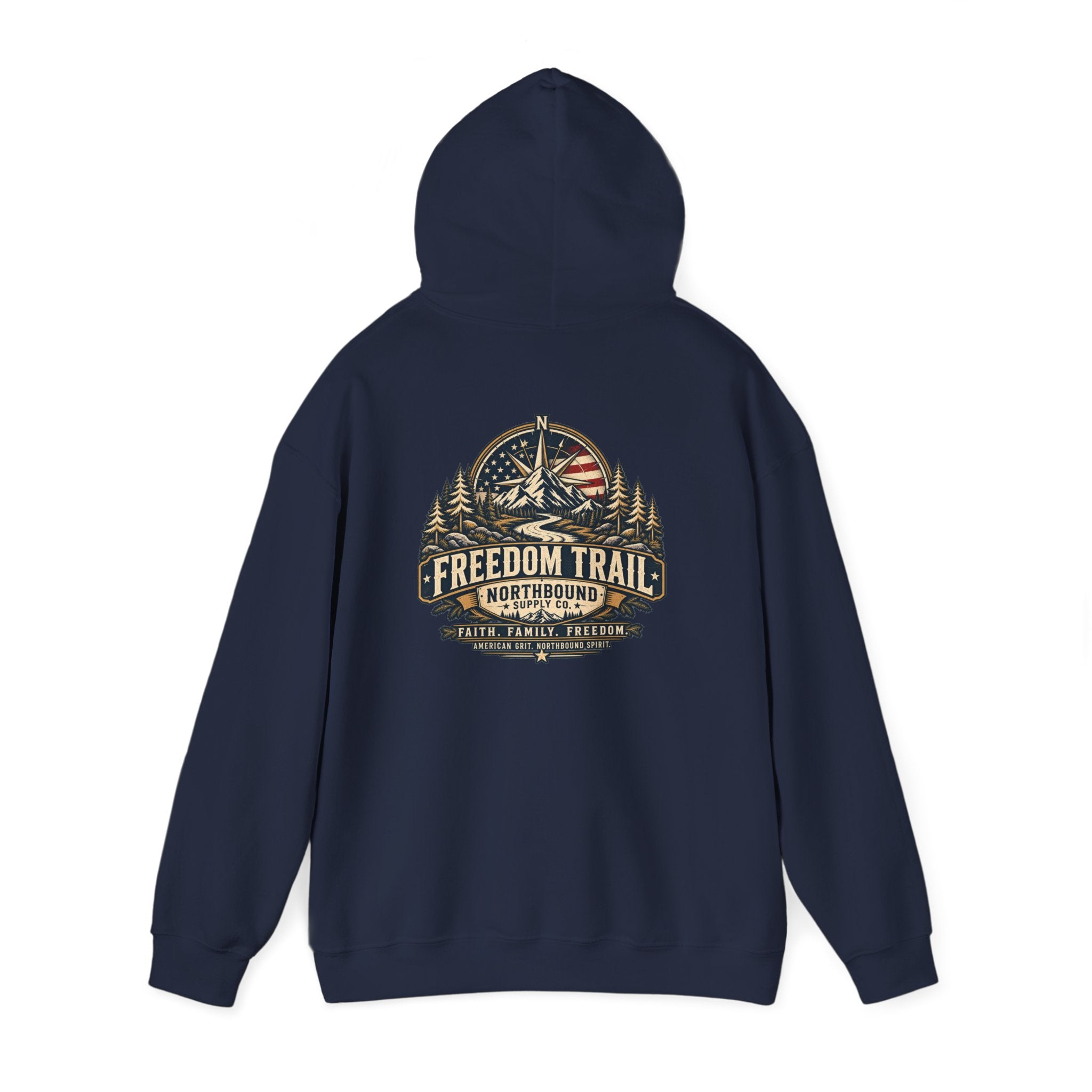NH-004 Freedom Trail Hoodie — Northbound Supply Co. Patriotic