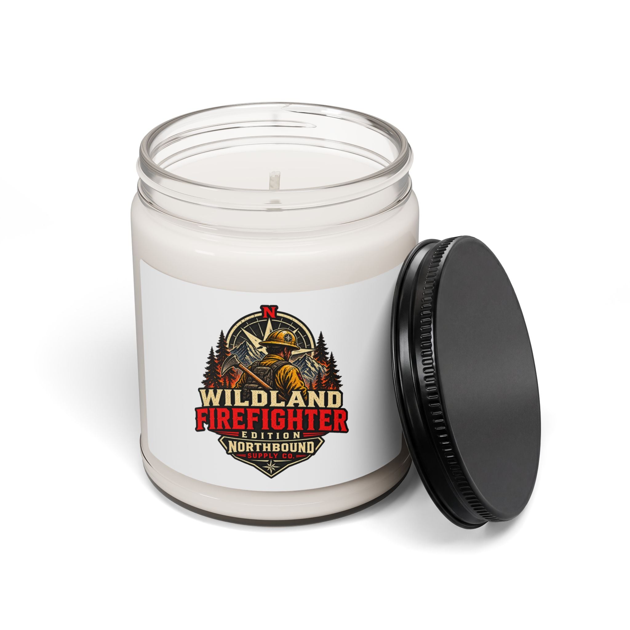 Wildland Firefighter Soy Candle – 9oz Scented Candle for Firefighters & First Responders