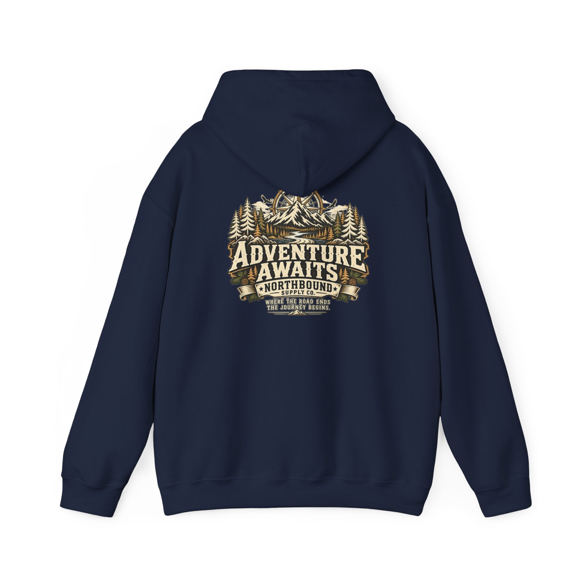 NH-005 Adventure Awaits Hoodie – Northbound Supply Co.
