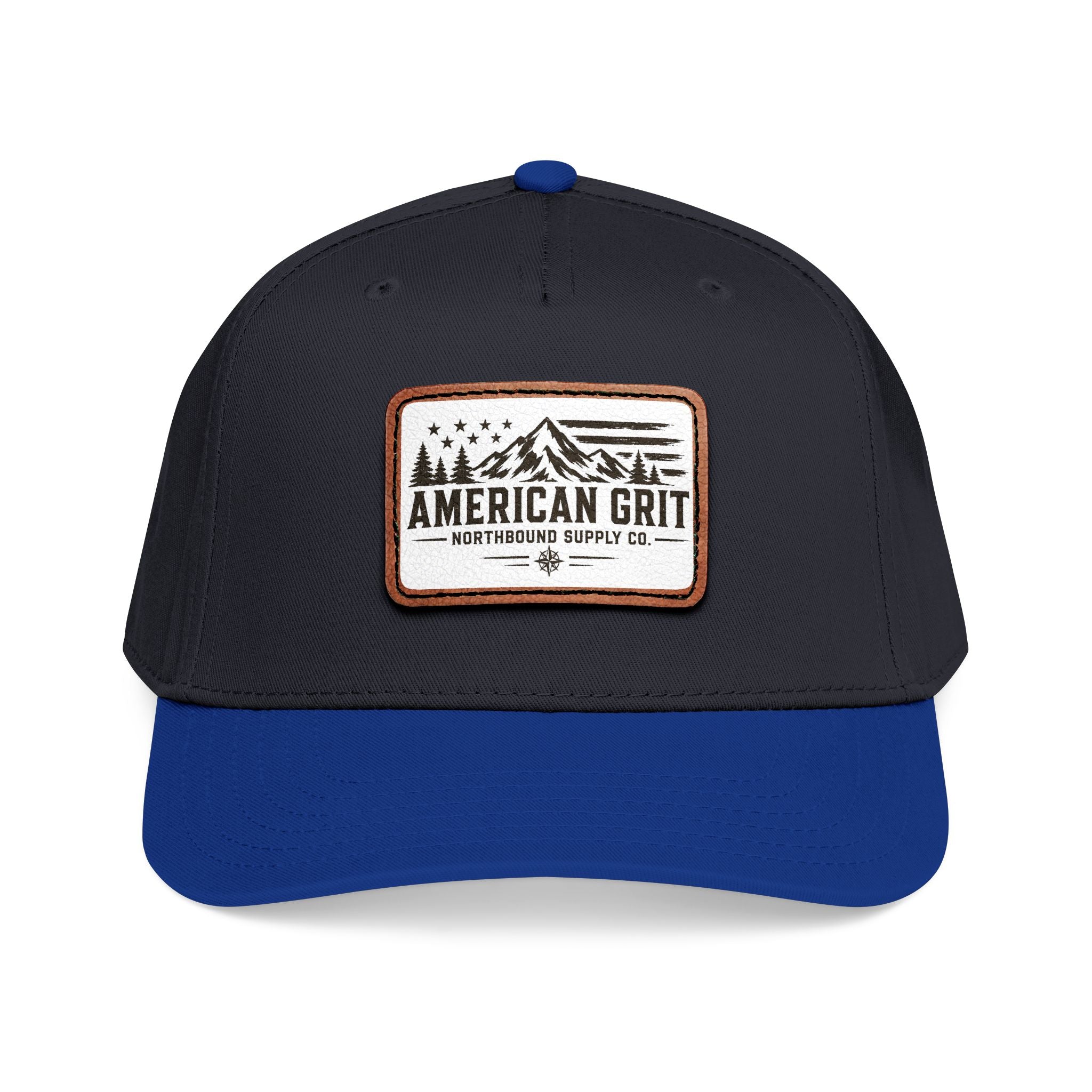 HP-003 American Grit Leather Patch Baseball Cap