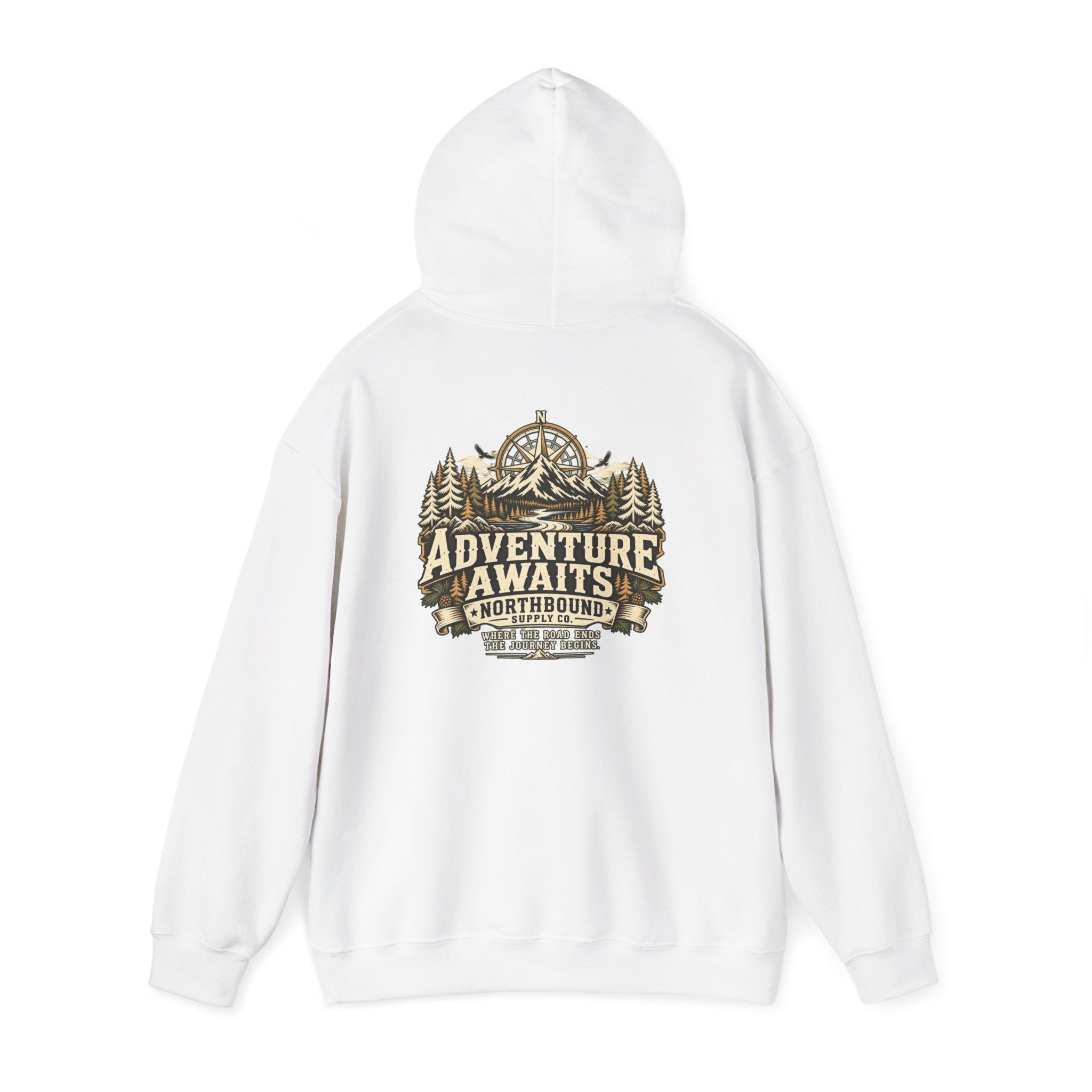 NH-005 Adventure Awaits Hoodie – Northbound Supply Co.