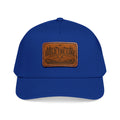 Leather Patch Baseball Cap — 'Hold the Line' Outdoor Trucker Hat