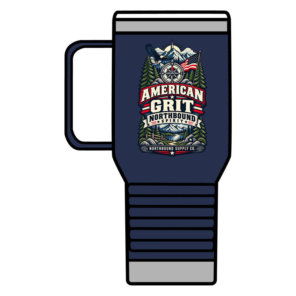 Freedom Trail 20oz Travel Mug — American Grit Outdoor Adventure Insulated Tumbler