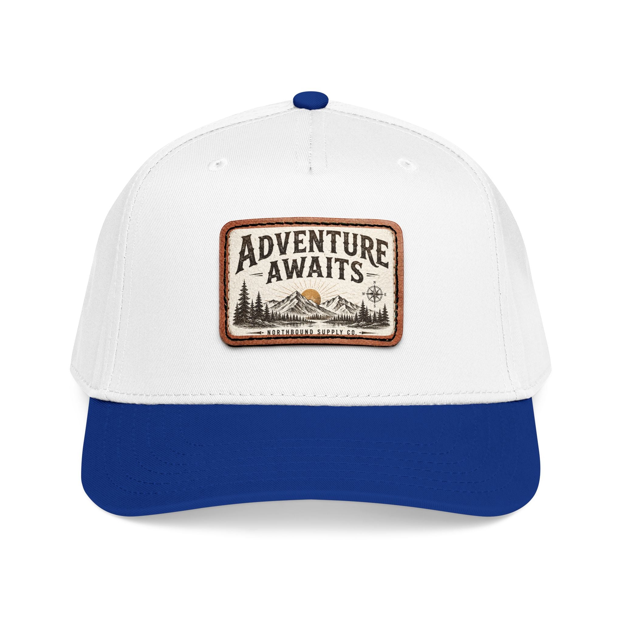 HP-002.5 Adventure Awaits Leather Patch Baseball Cap