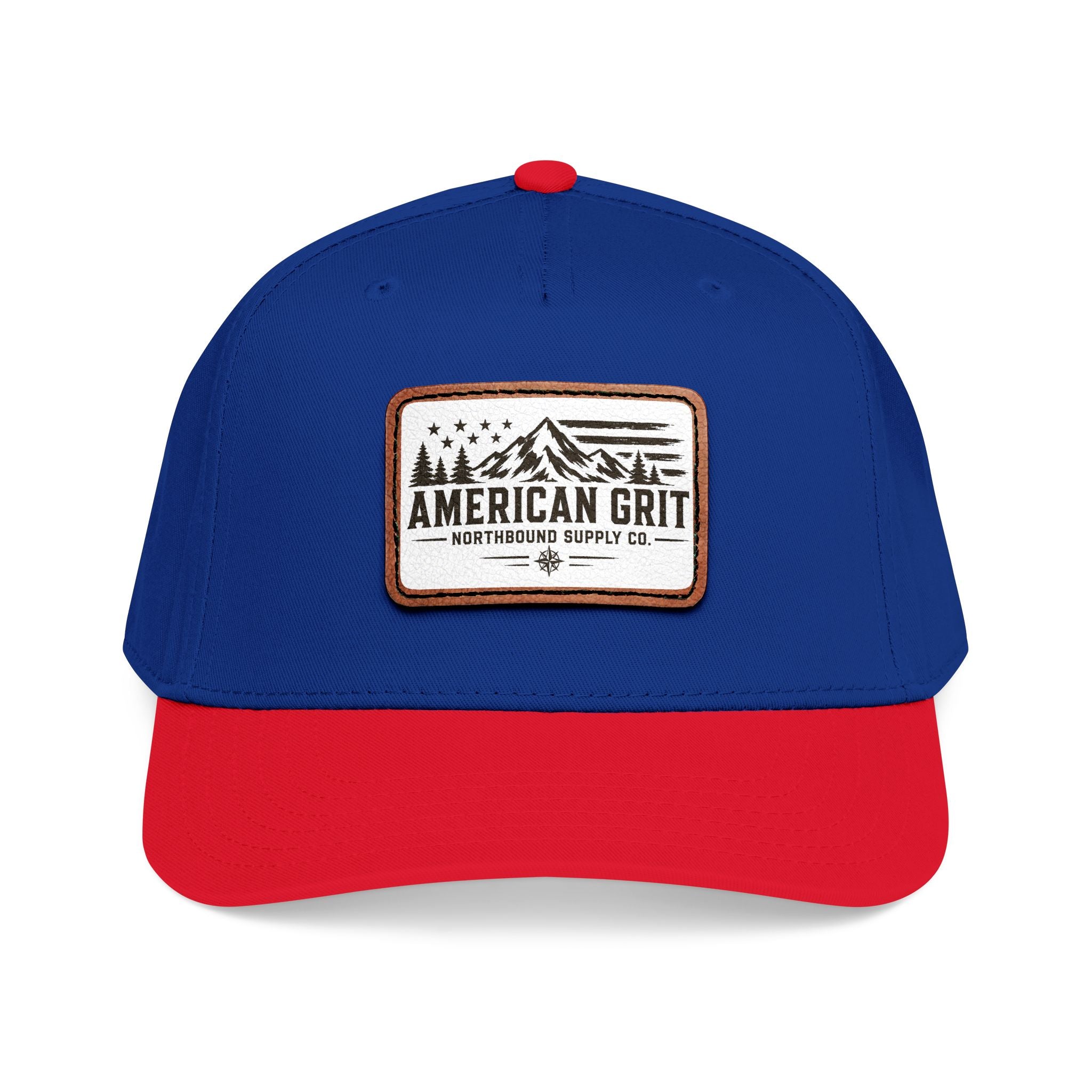 HP-003 American Grit Leather Patch Baseball Cap